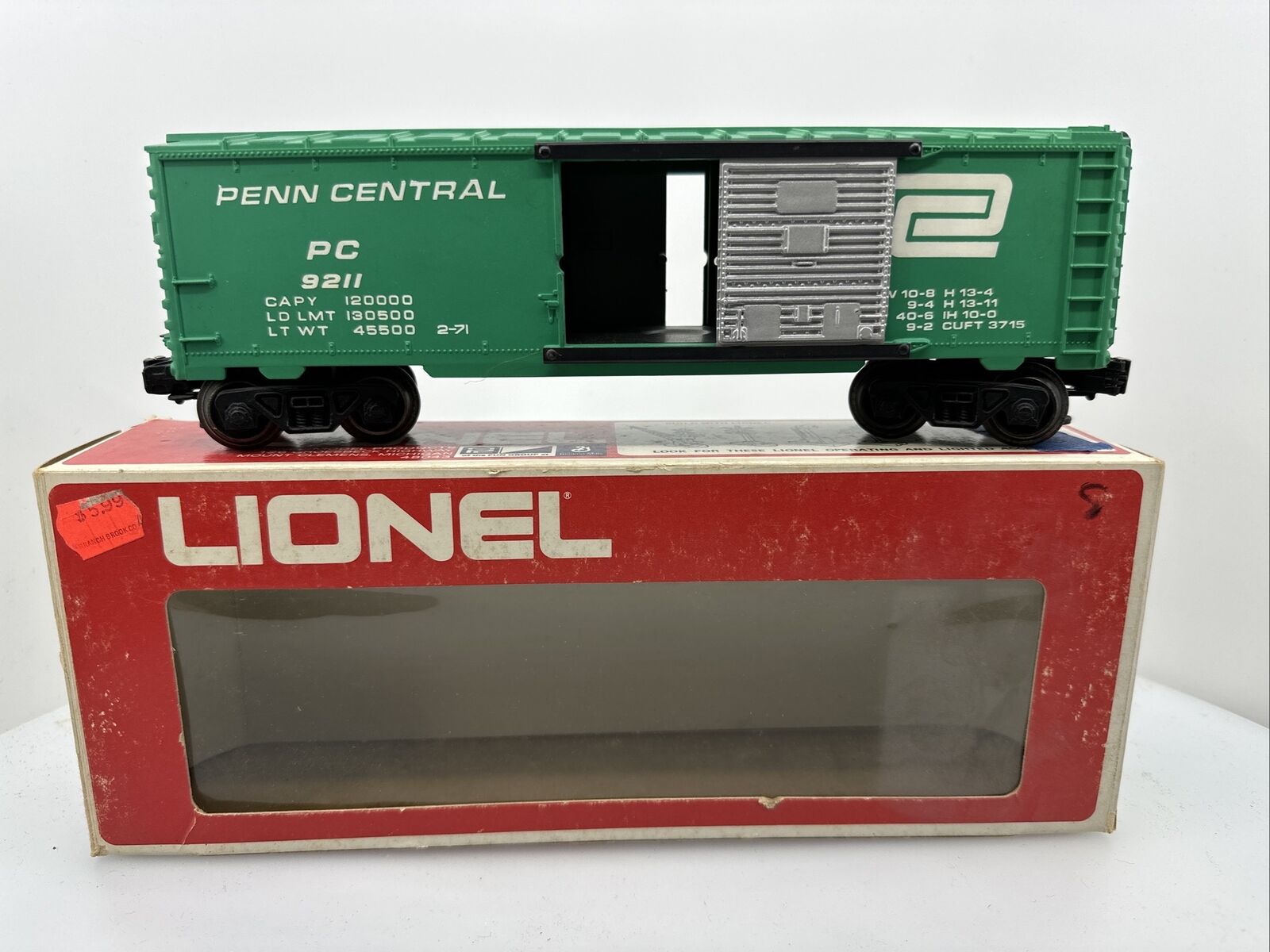 Lionel 6-9211 O Gauge Penn Central Boxcar/Box