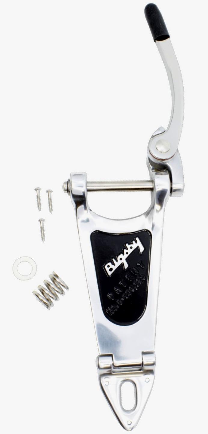 Bigsby® B6 Tremolo Vibrato Tailpiece~Chrome~Gretsch 6120-Gibson Super 400~New