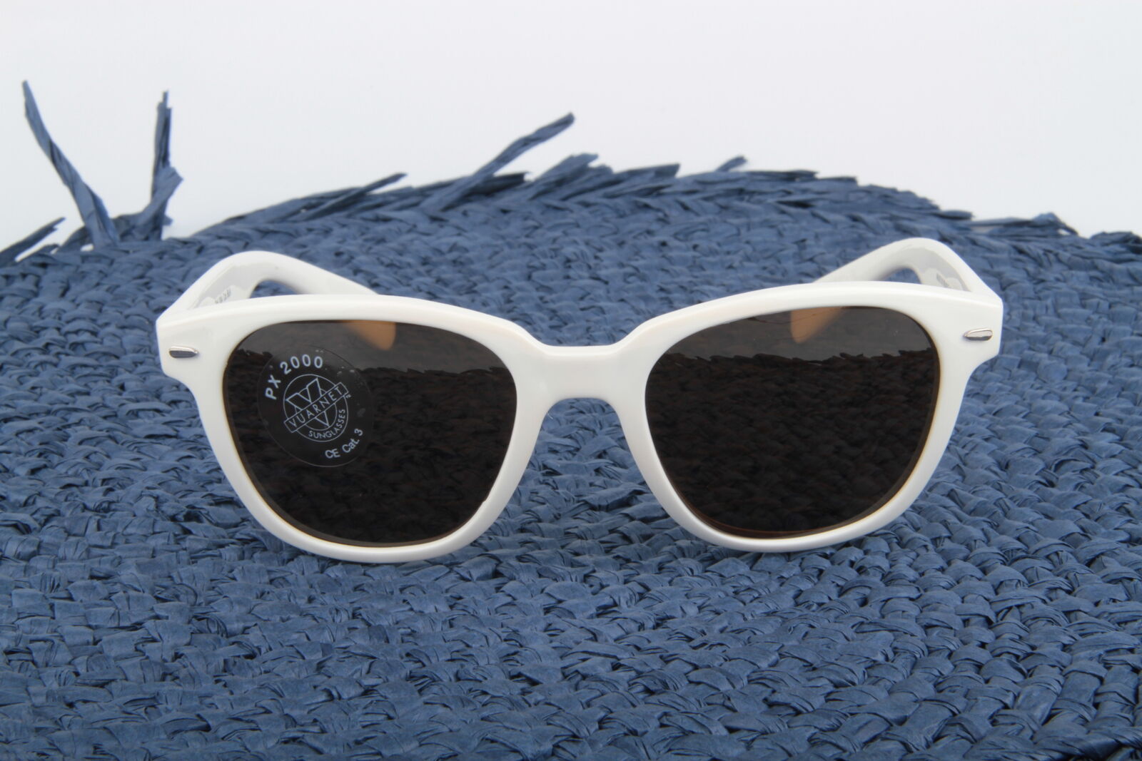 Vintage Vuarnet 004 Large White Sunglasses Men Women PX2000