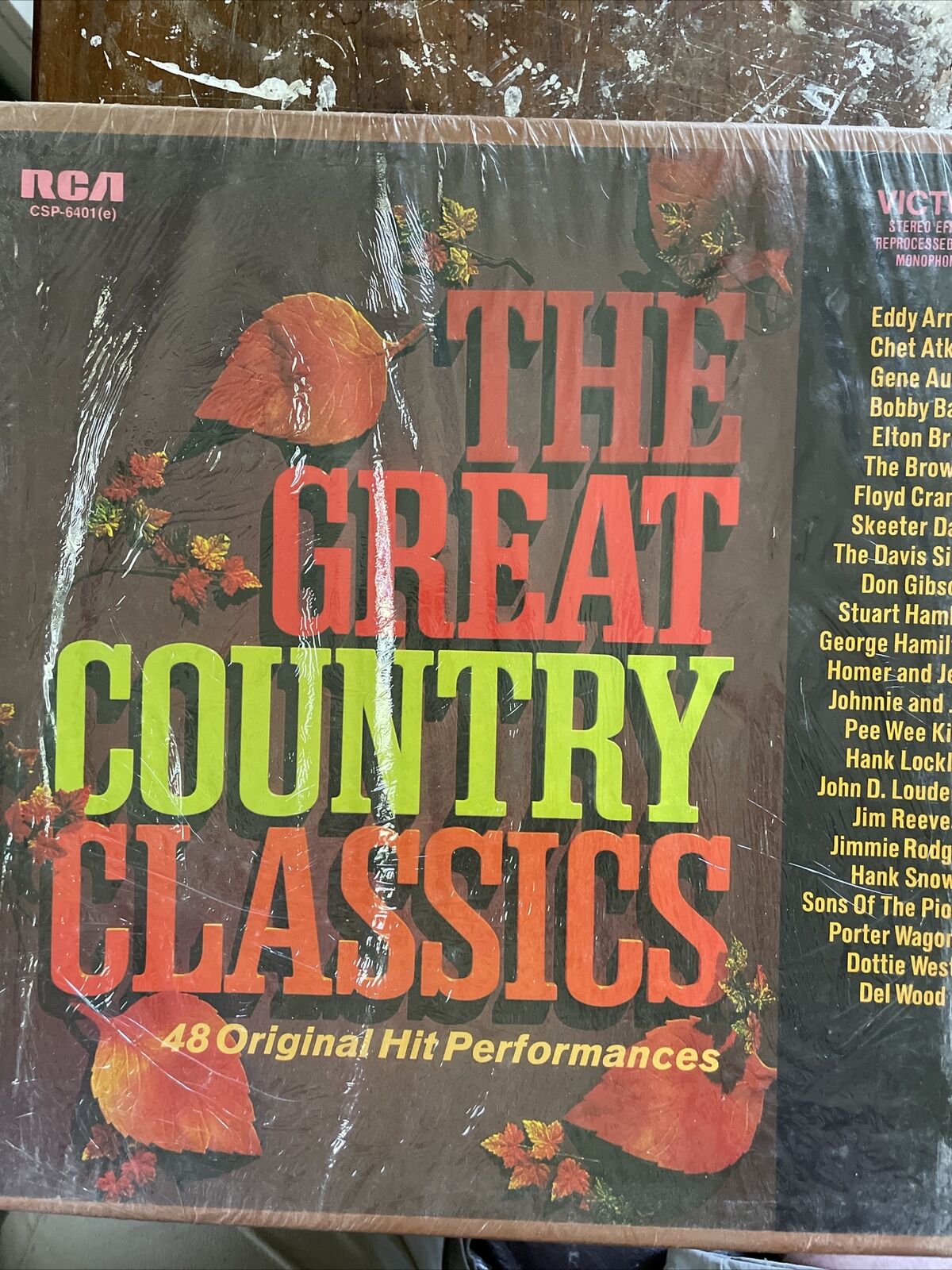 The Great Country Classics 48 Original Hit Performances 3 LP Set RCA CSP-6401e