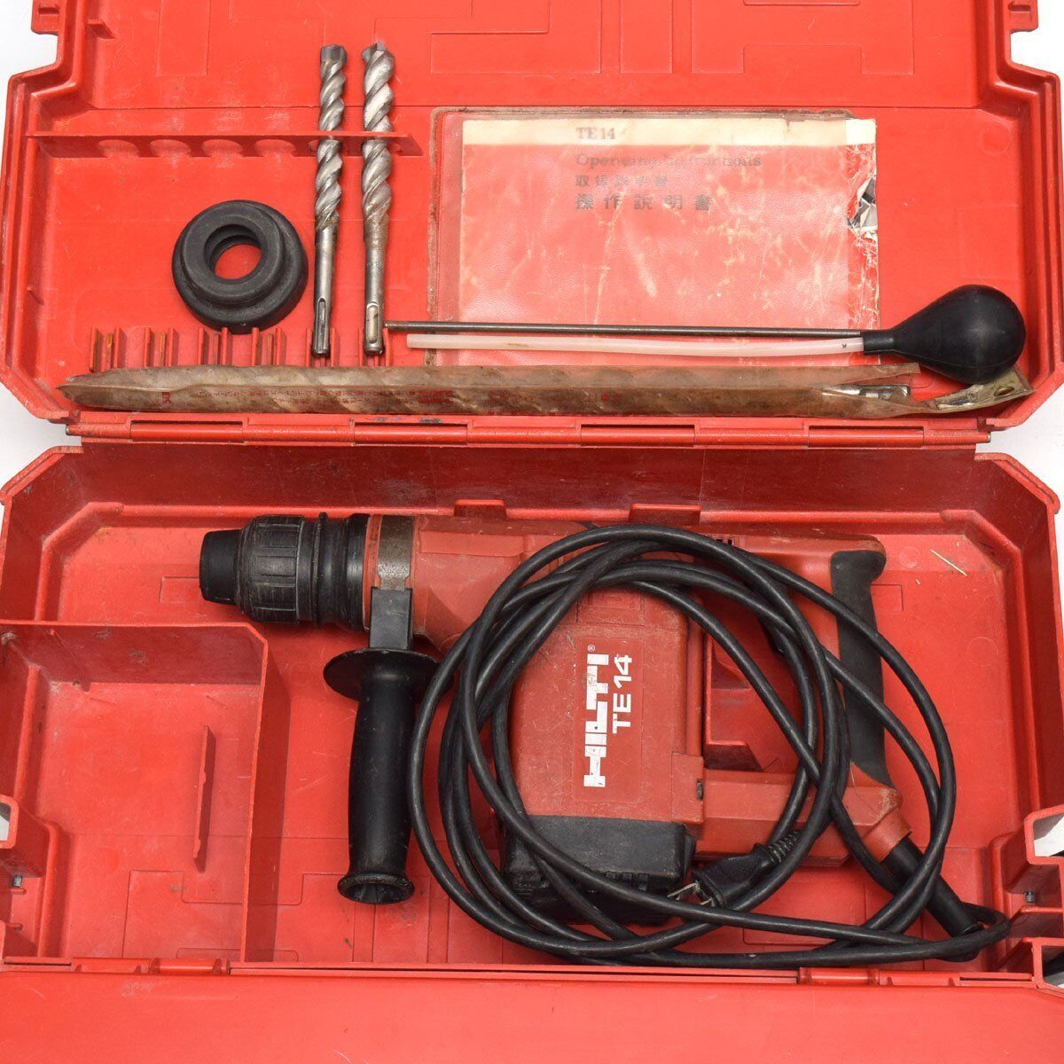 HILTI TE14 Rotary Hammer Drill w/ Case Tested from Japan