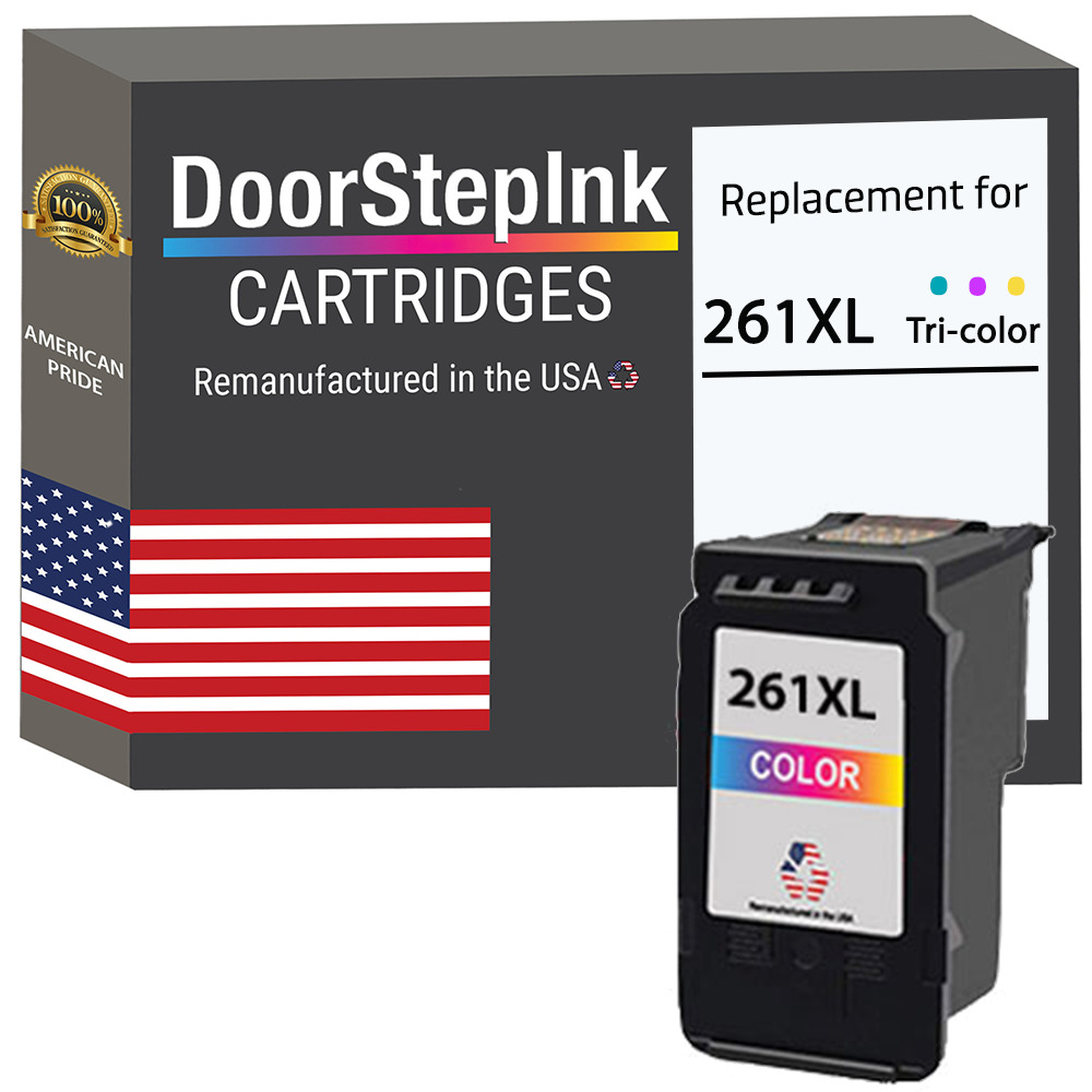 DoorStepInk Remanufactured in the USA for Canon CL-261XL Color