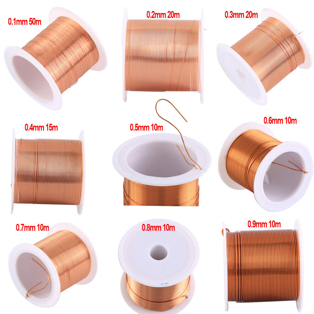 0.1mm -0.9mm Cable Copper Wire Magnet Wire Enameled Copper Winding Wire Coil
