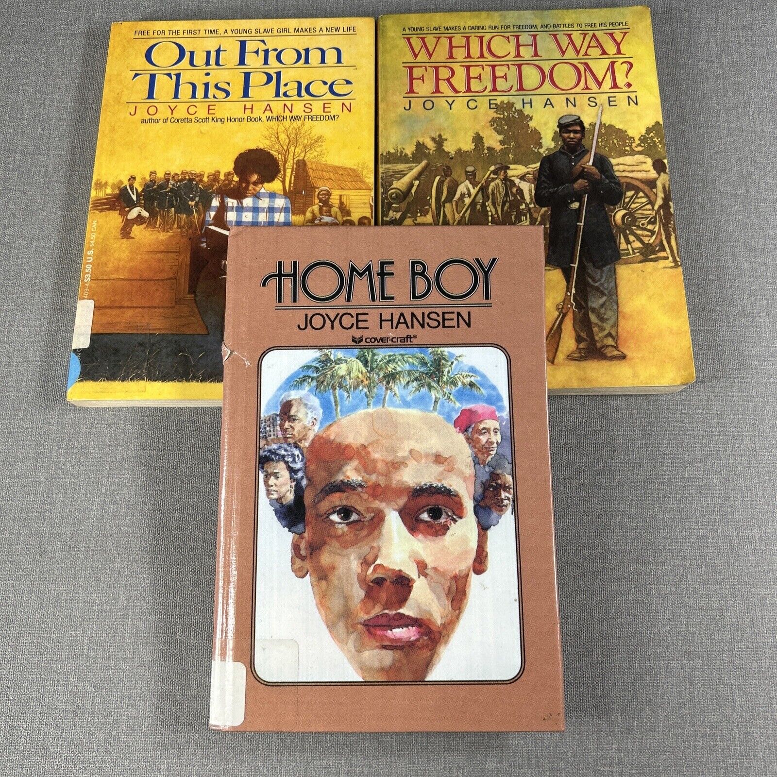 Joyce Hansen Lot 3 ~ Out from This Place ~ Which Way Freedom ~ Home Boy Vintage