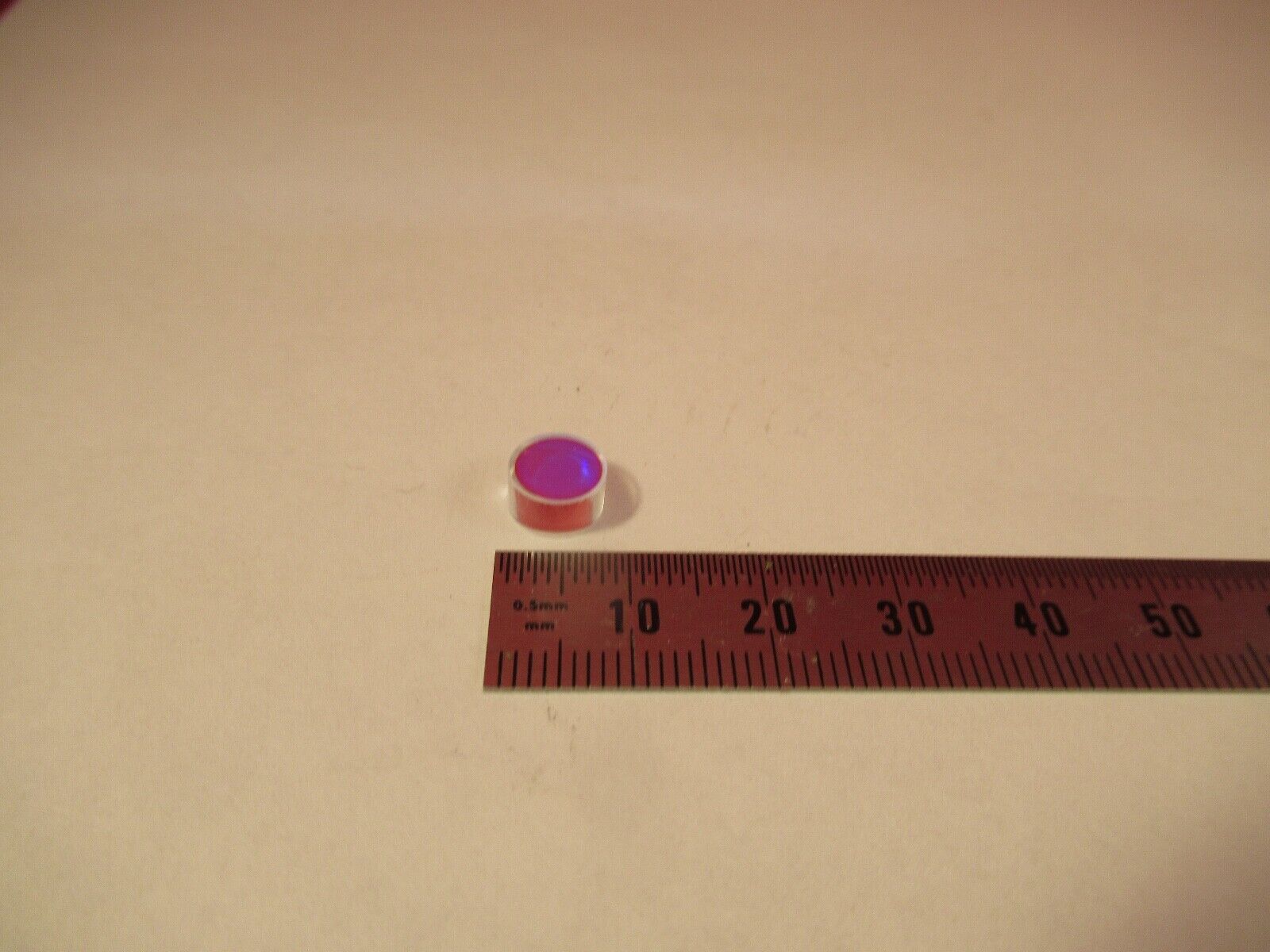OPTICAL MINIATURE LASER OUTPUT LENS COATED OPTICS as pictured &W2-A-84