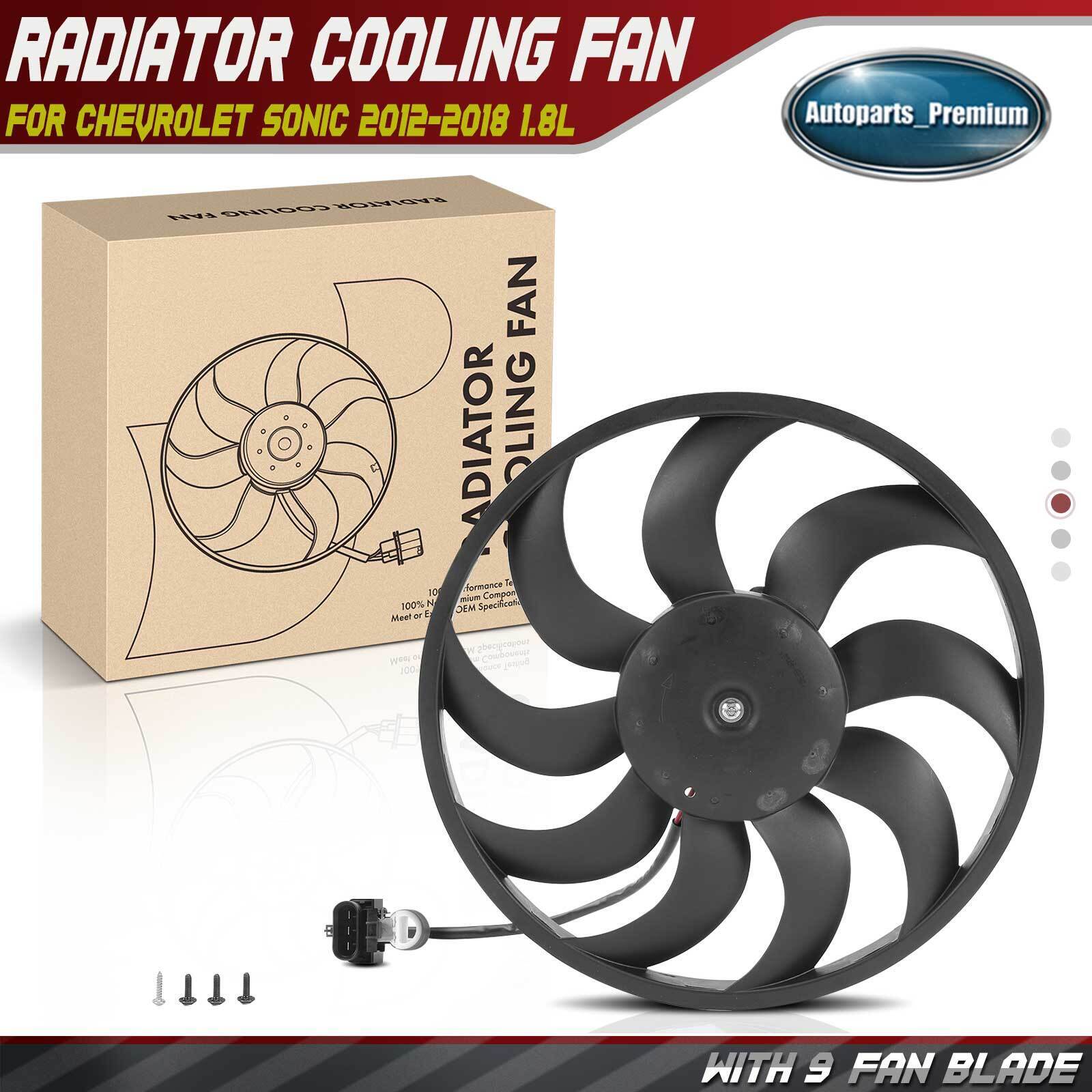 New Radiator Cooling Fan Assembly for Chevrolet Sonic 2012-2018 L4 1.8L Manual
