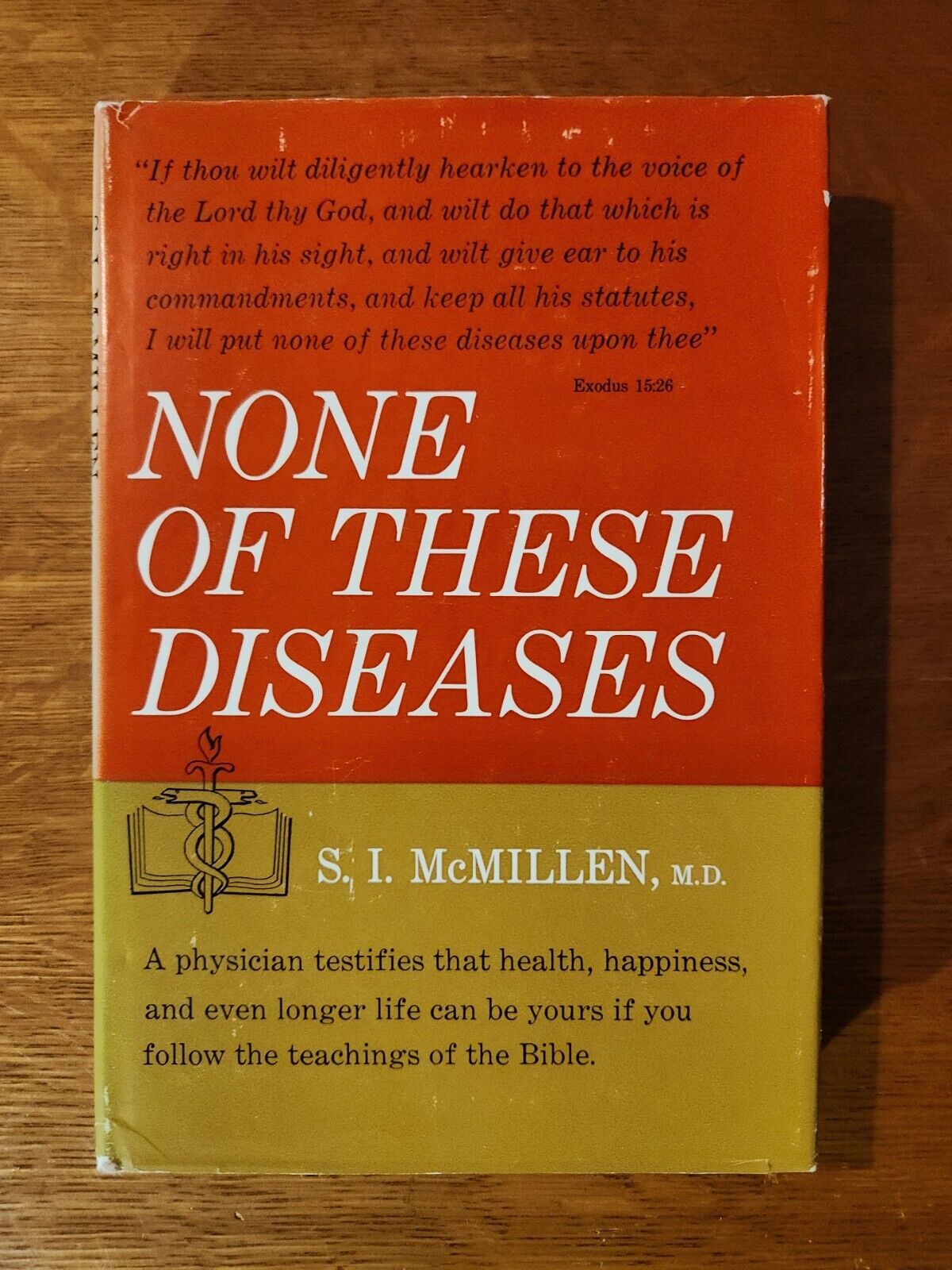 NONE OF THESE DISEASES S.I. McMillen Vintage 1961 HCDJ