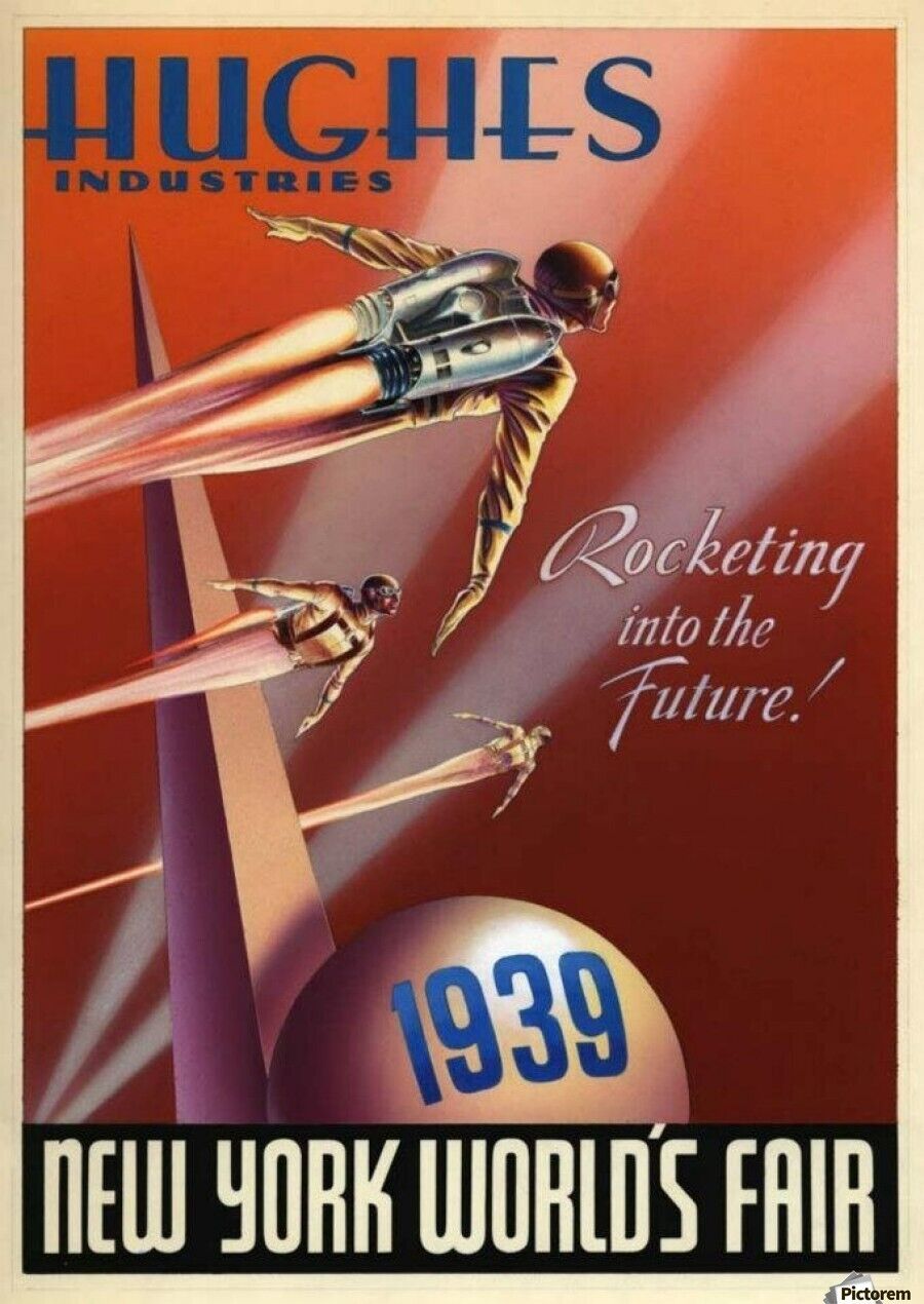 1939 New York World\'s Fair Vintage Style Travel Poster - 11x17 Hughes Industries