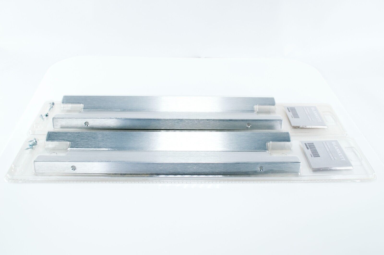 x2 Sealed Packs IKEA BLANKETT 15” Aluminum Handles 102.262.11 (4 Handles Total)