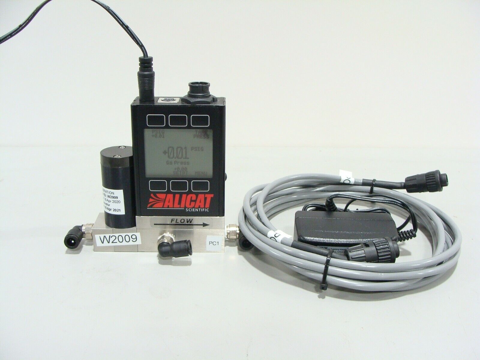 Alicat Scientific PC Series Pressure Controller PC3-100PSIG-D-I-PCV10/5P (80PSI)