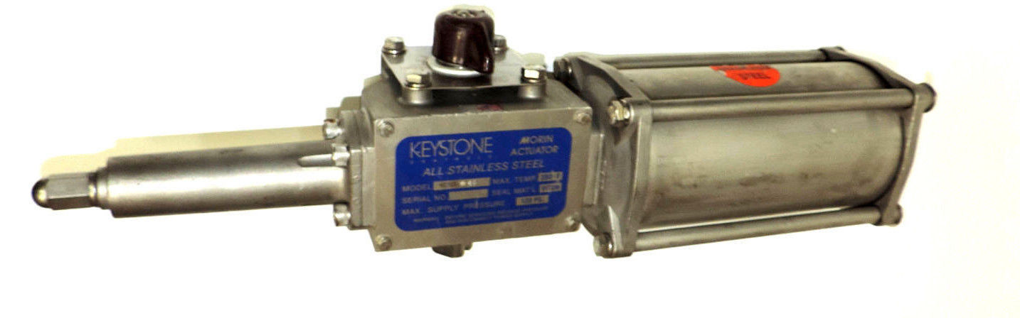 KEYSTONE CONTROLS M23SR-60 MORIN ACTUATOR ALL STAINLESS STEEL MAX PRESS. 120 PSI