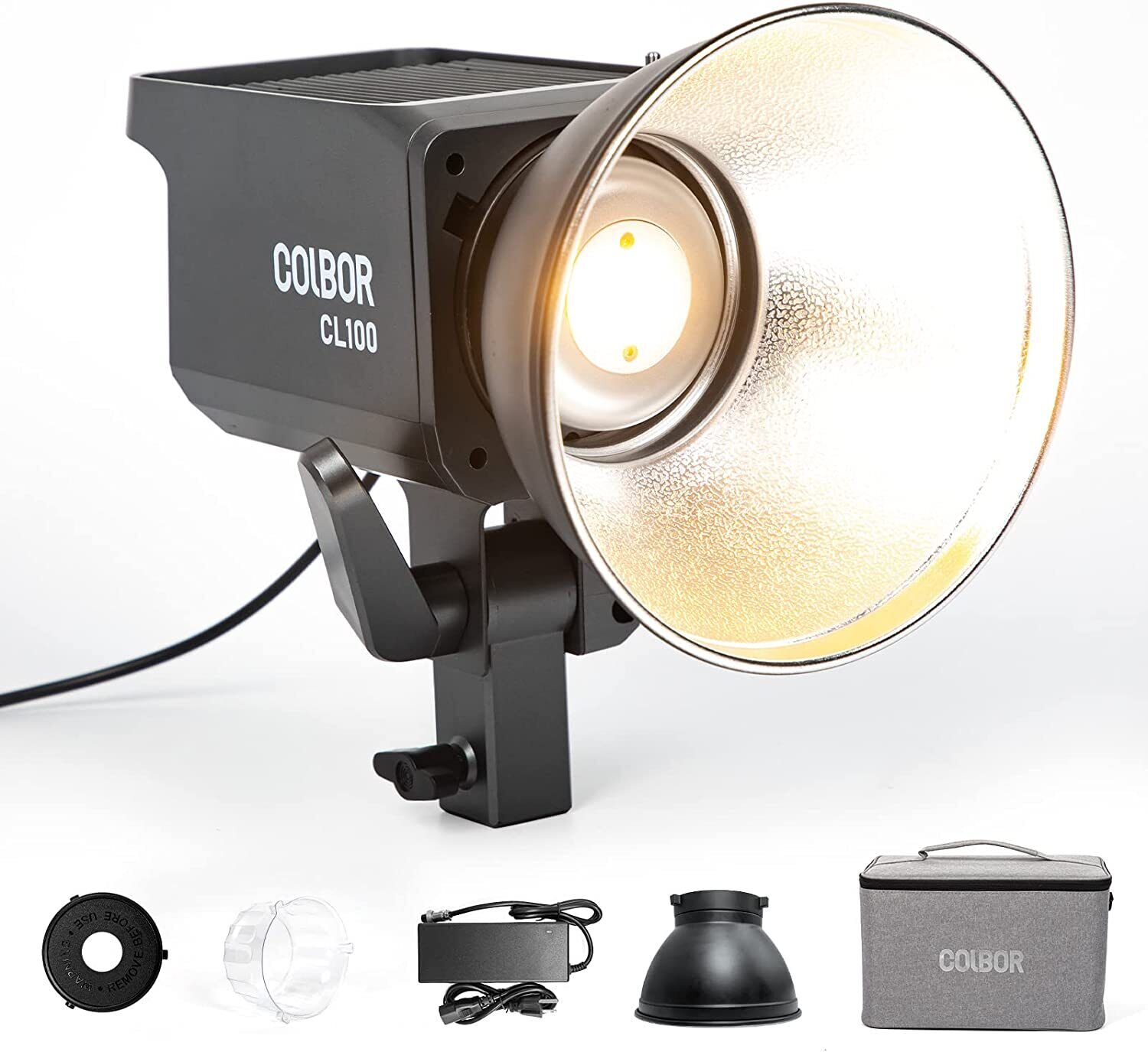 LED Continuous Video Light Colbor CL100 100W 2700-6500K CRI 97 for Video Studio