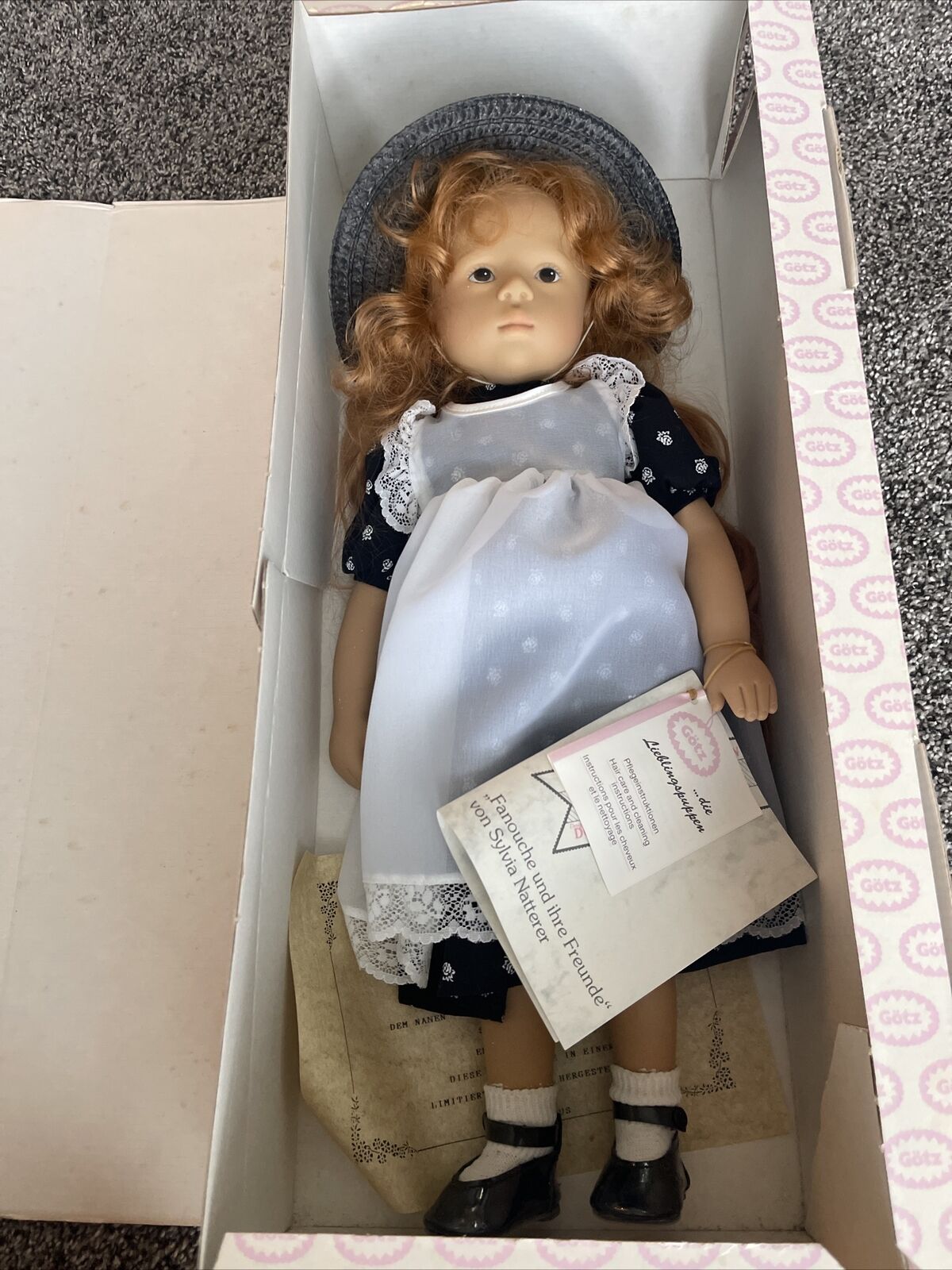 Beautiful Vintage Gotz Sophie 18” Porcelain Doll Made In W/Germany  #84073