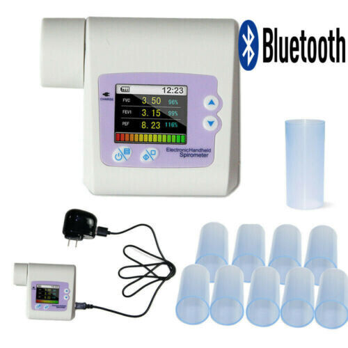 Digital Spirometer Lung Breathing Diagnostic Vitalograph Spirometry Bluetooth