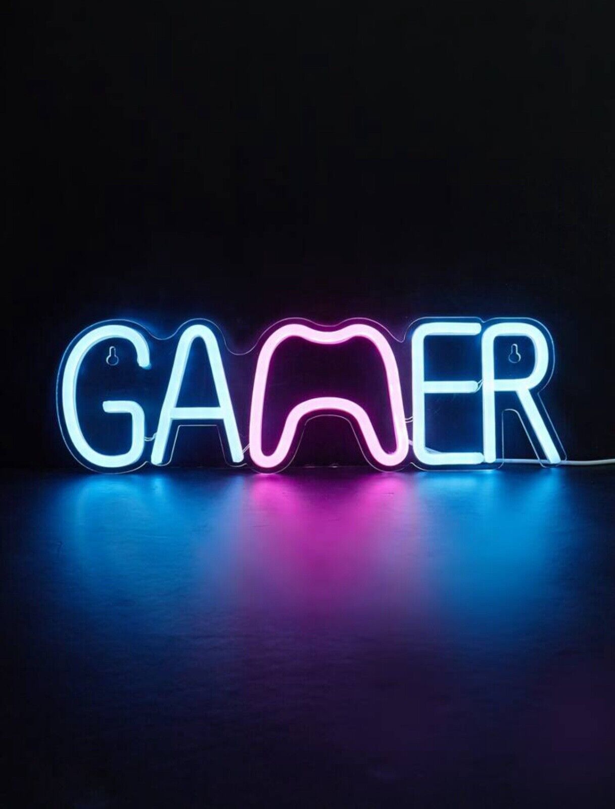 Gamer LED Neon Sign USB Powered Wall Neon Sign For Bedroom/Living Room/Game Room