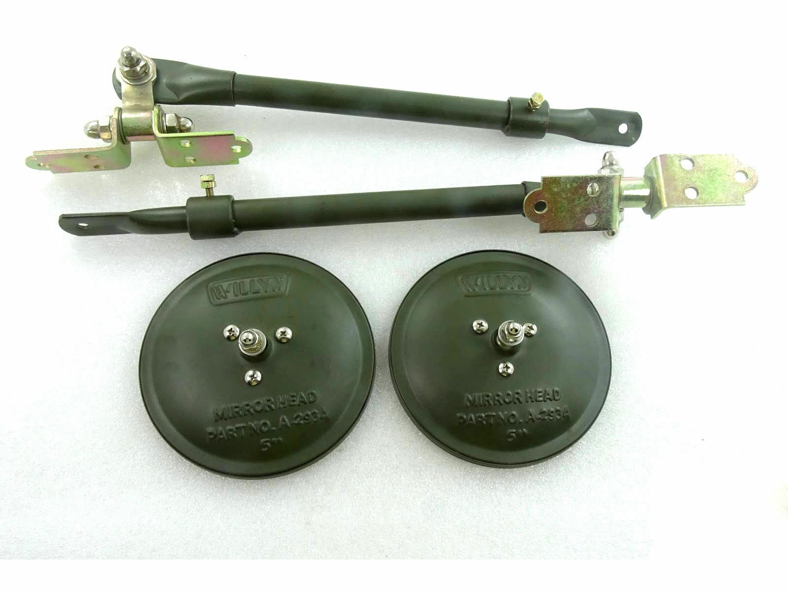 Pair Of Adjustable Arm Mirror Bracket Kit 5\