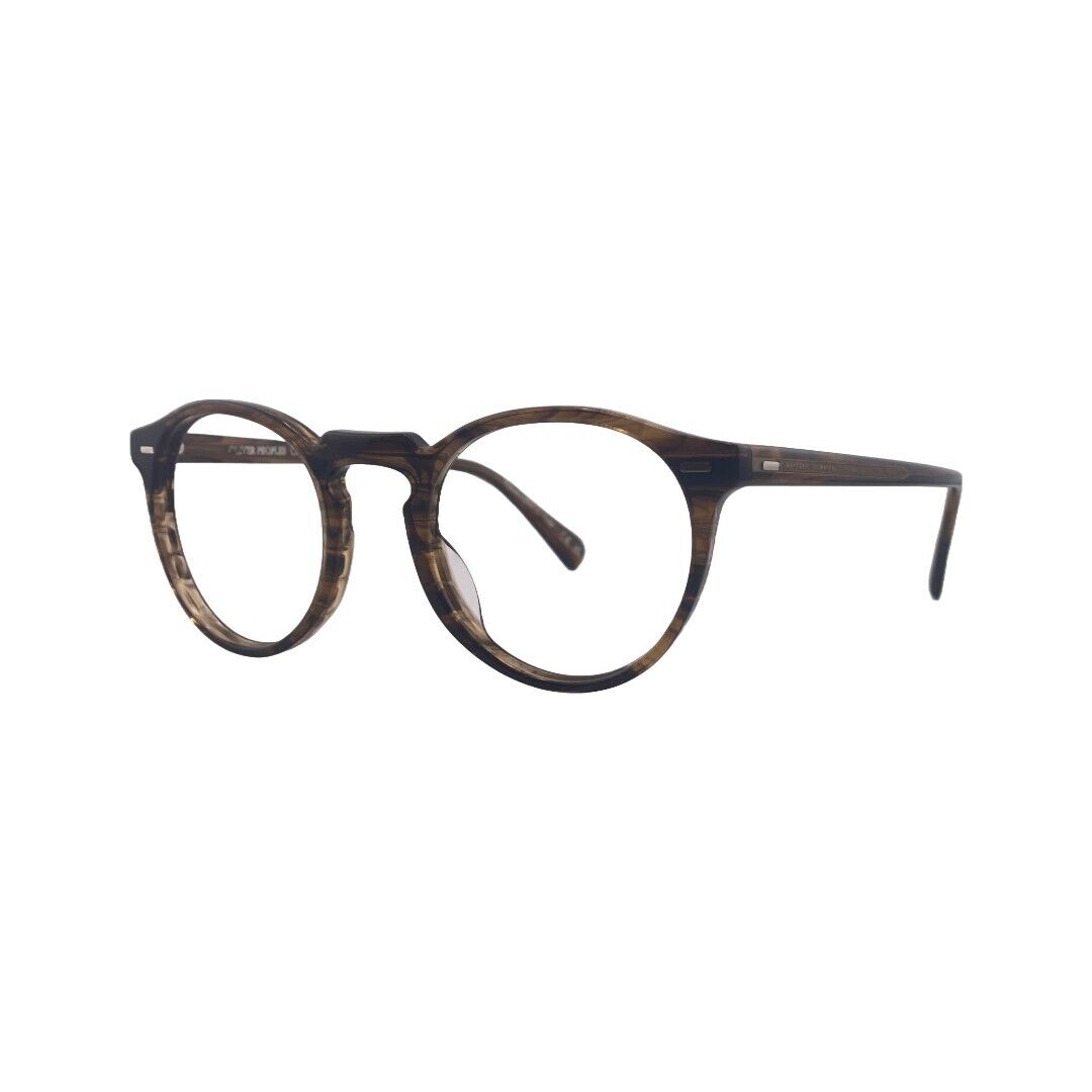 Oliver Peoples OV5186 Gregory Peck Sepia Smoke Eyeglasses Frames 50mm 23mm 150mm