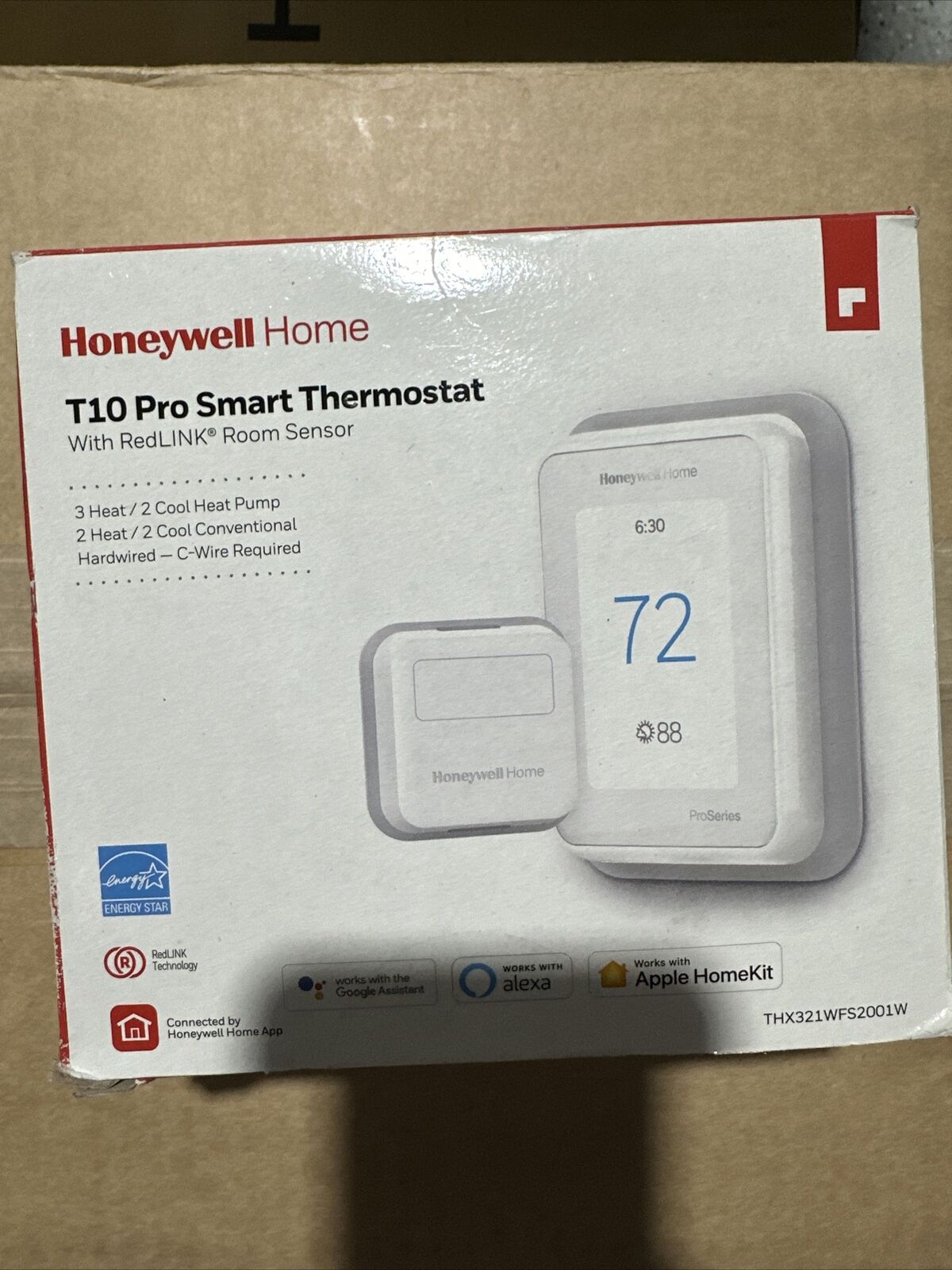 Honeywell T10 Pro Smart Programmable Thermostat (THX321WF)