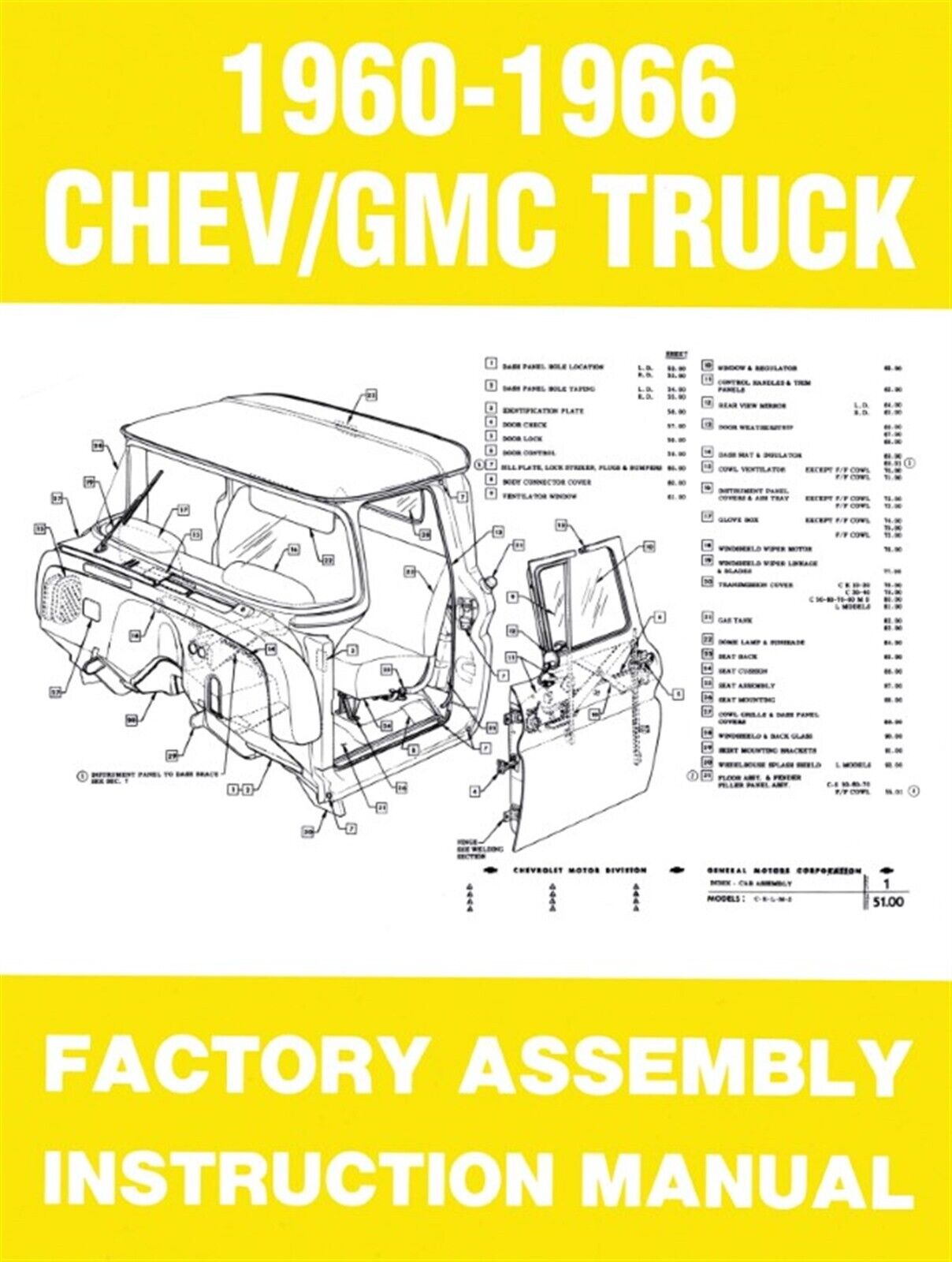 1960-1966 Chevrolet, GMC Truck Factory Assembly Manual