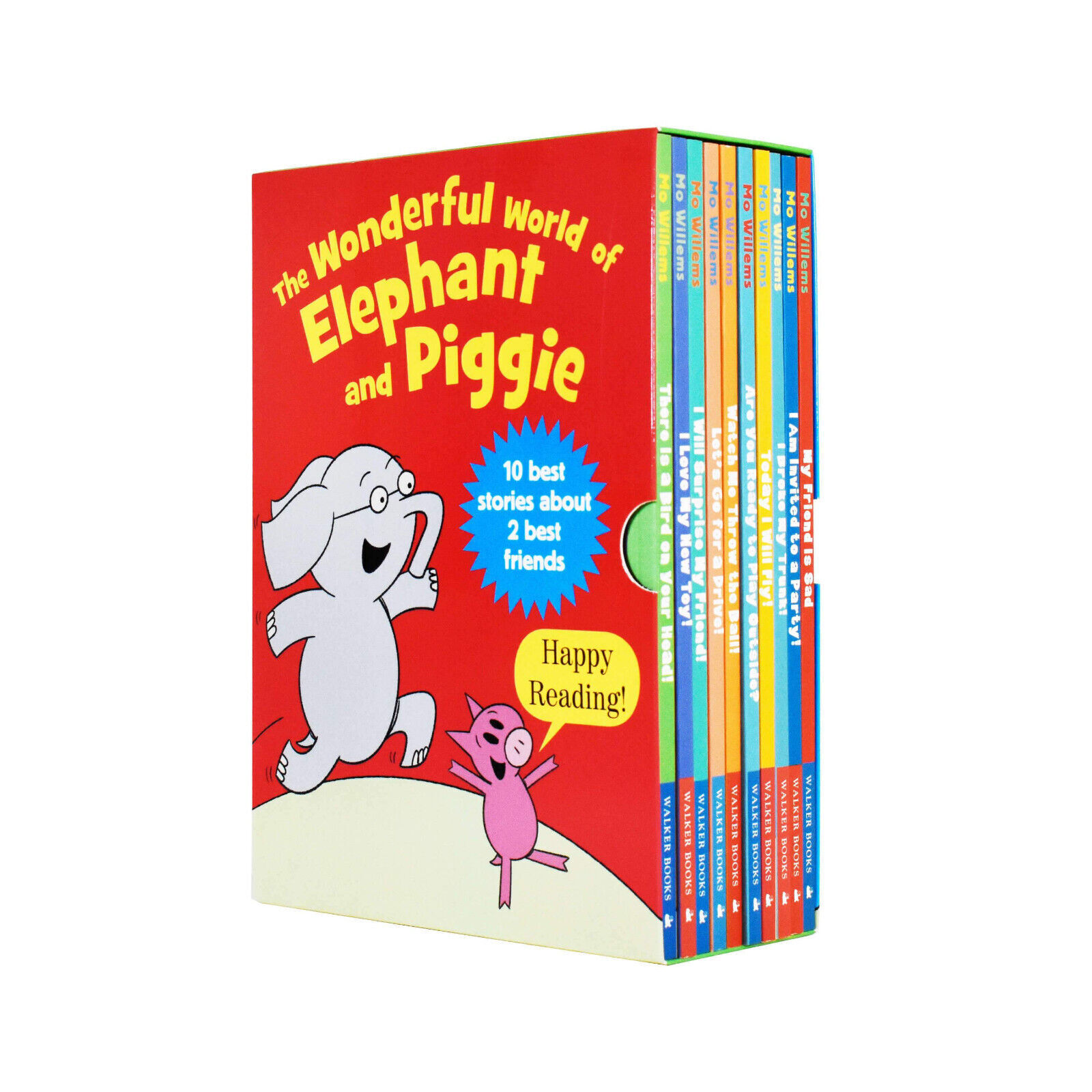 The Wonderful World of Elephant and Piggie 10 Bks Box Set by Mo Willems - 4+ -PB