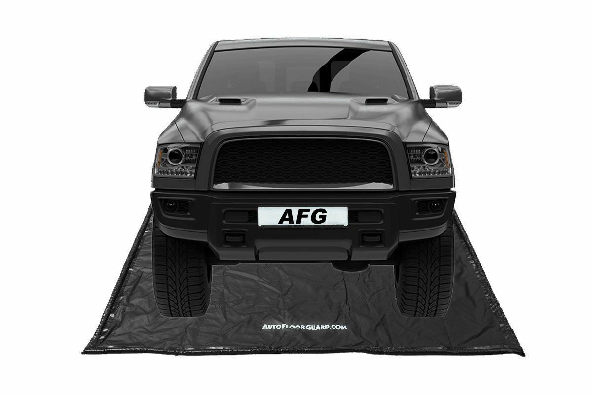 AutoFloorGuard PVC Garage Floor Spill Containment Mat, Small Truck/SUV; AFG8520