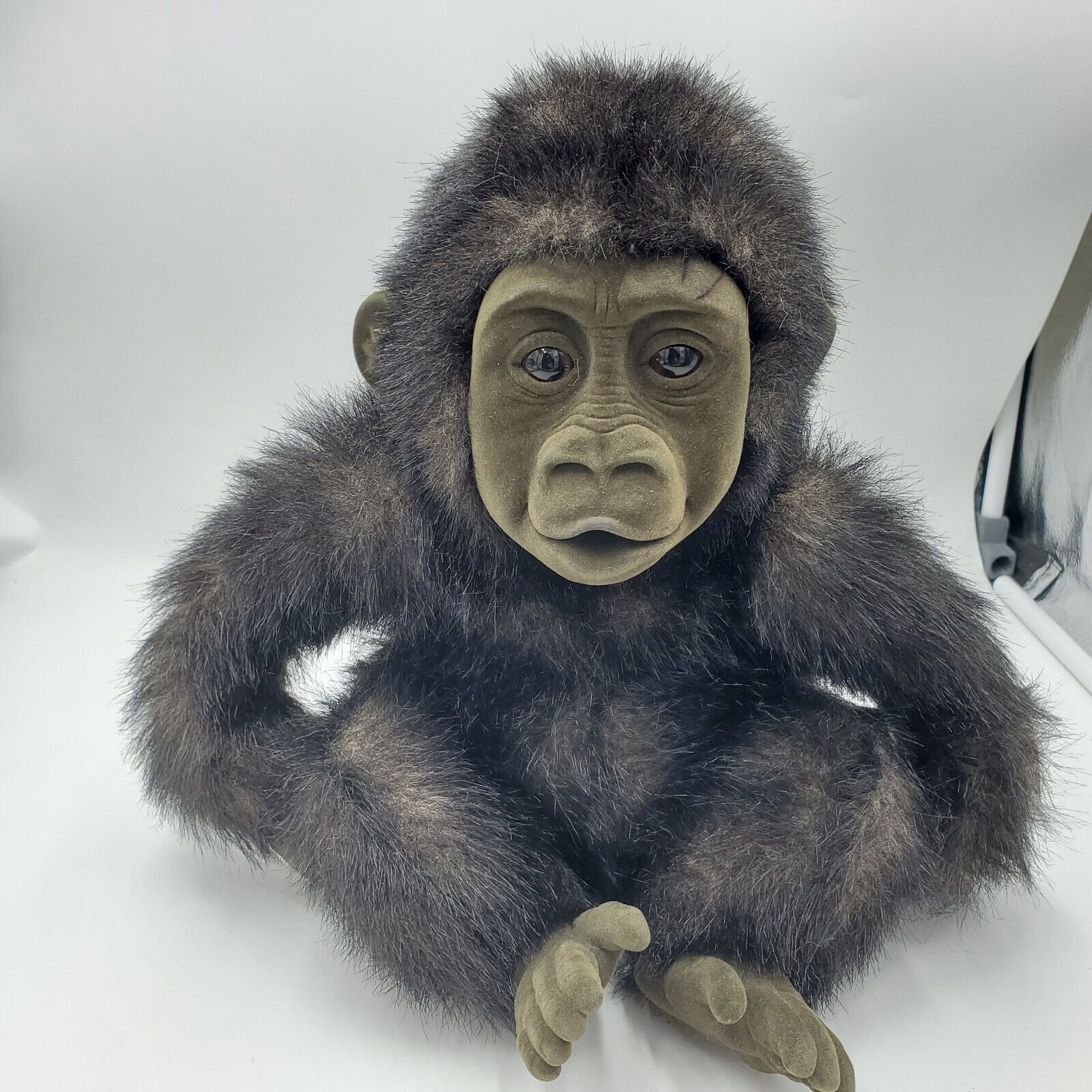 FAO Schwarz Brown Monkey Chimp Plush Realistic 10\