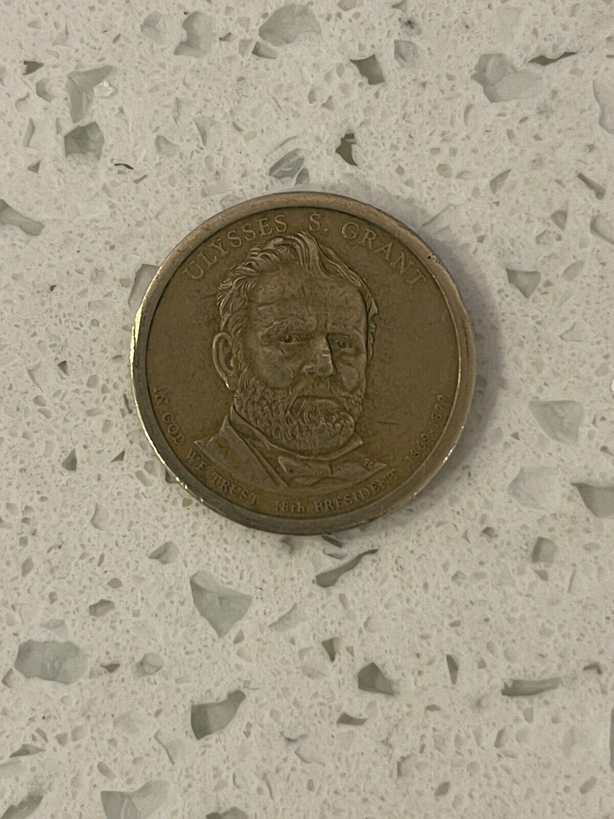 RARE Antique Ulysses S. Grant $1 Dollar Coin 1869-1877 -  18th President