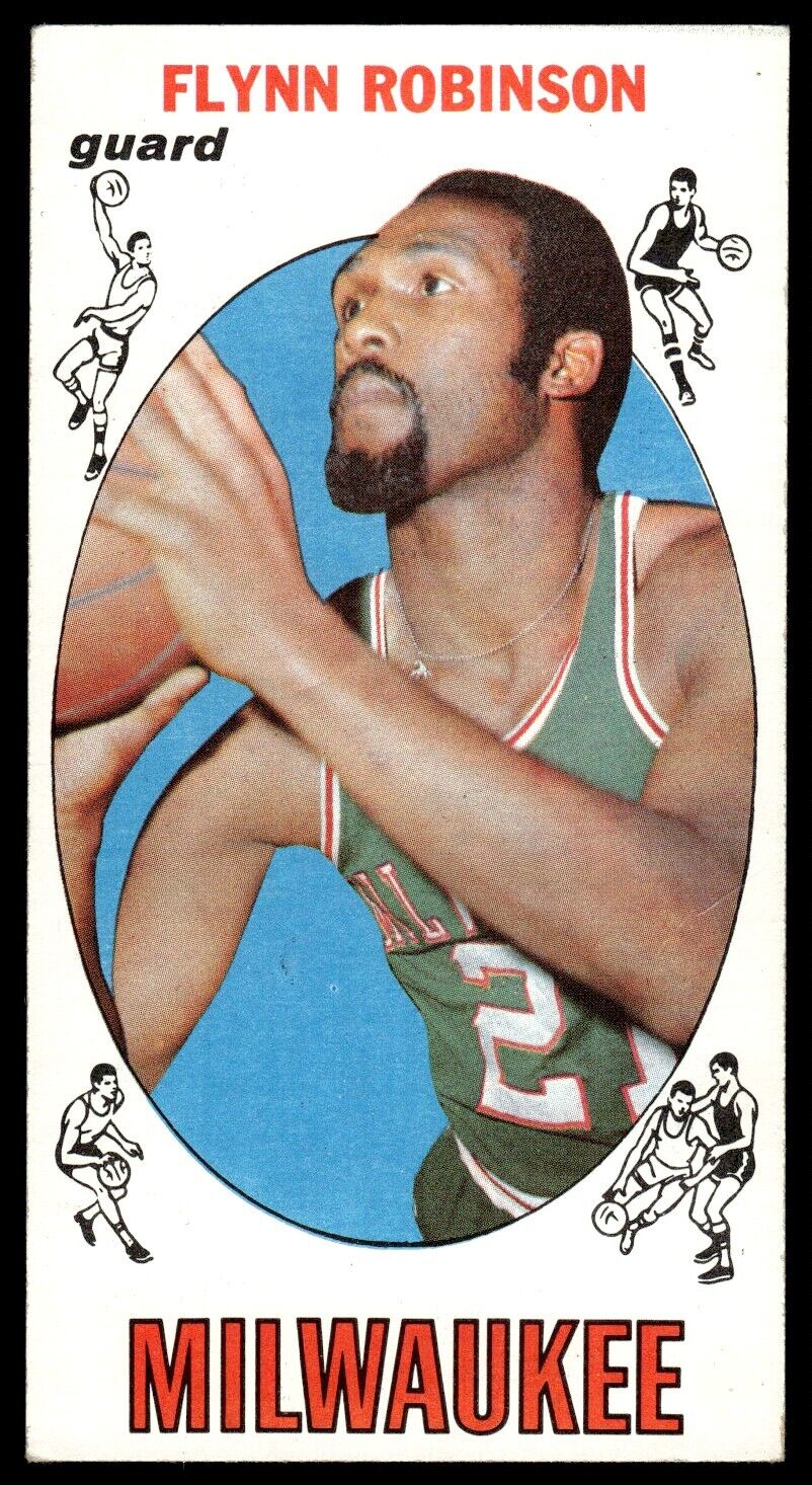 1969-70 Topps Flynn Robinson Rookie Milwaukee Bucks #92