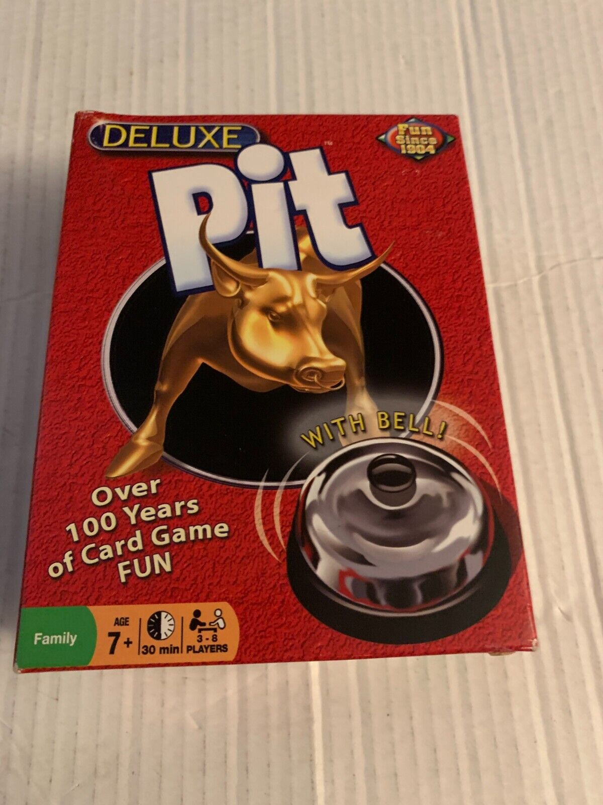 Hasbro Deluxe Pit Board Game With Bell Complete