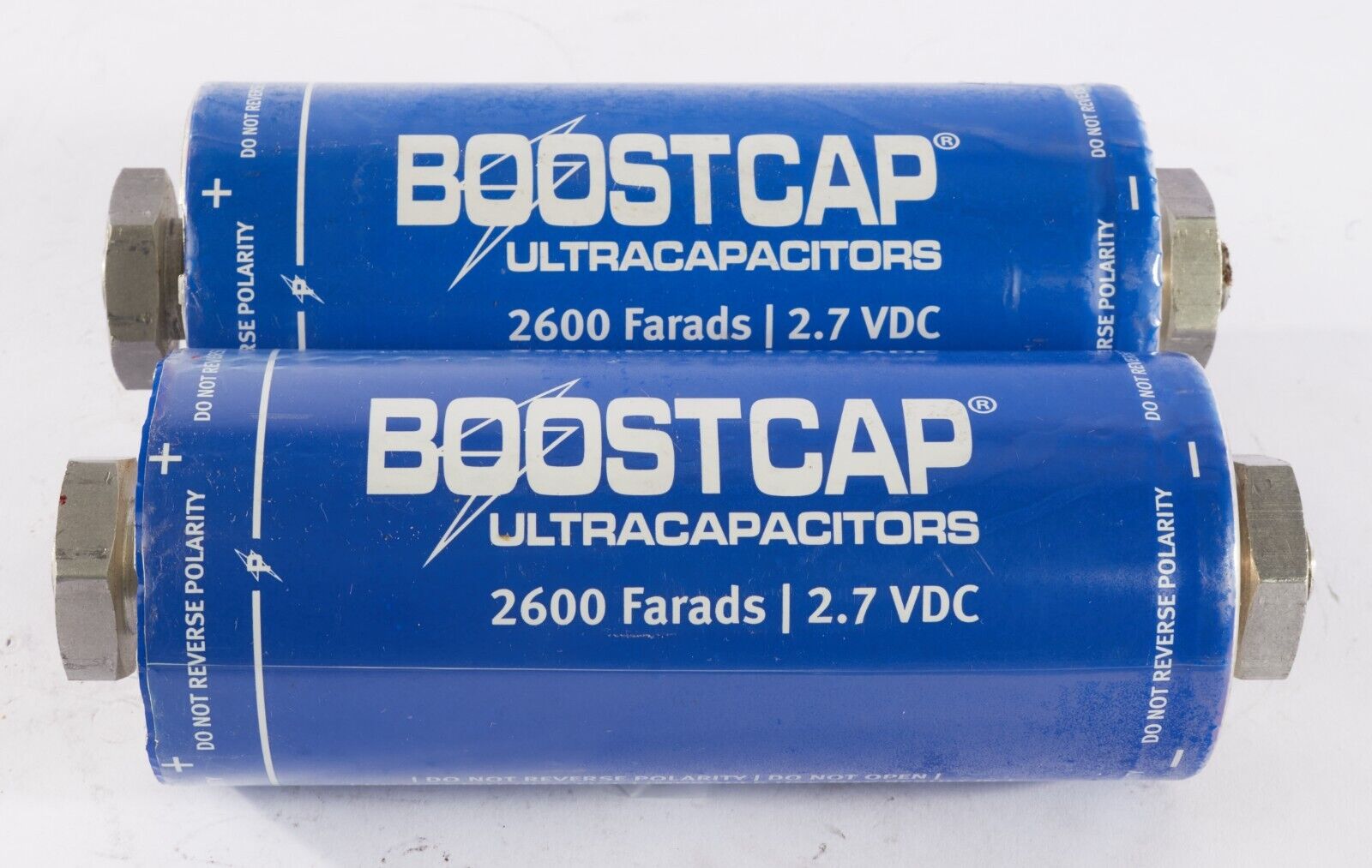 (Lot of 2) Maxwell Boostcap 2600 Farad 2.7V Ultracapacitor BCAP2600 P