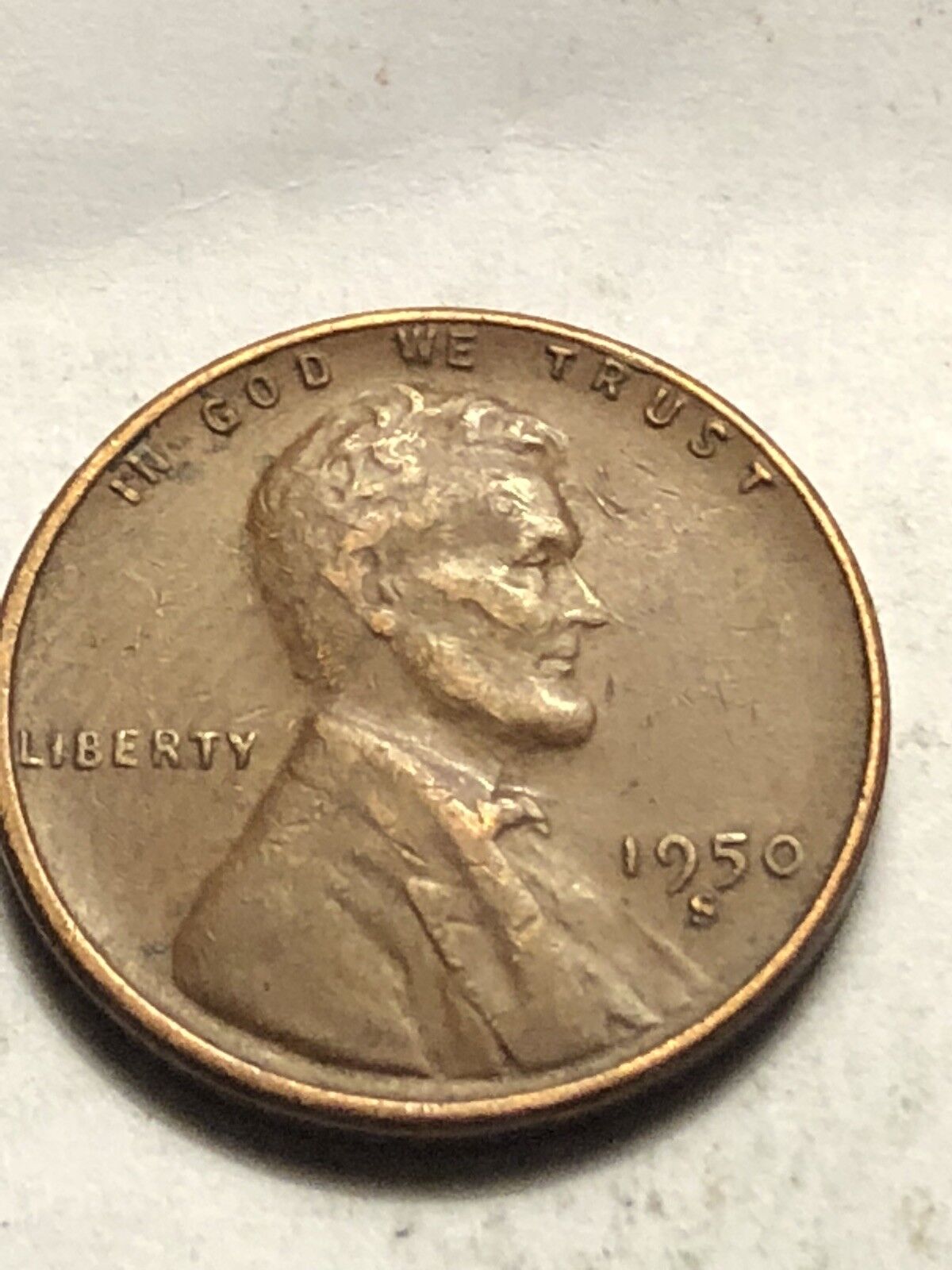 1950 S Lincoln Wheat Cent  Very Fine Penny VF Low Shipping Lot C11
