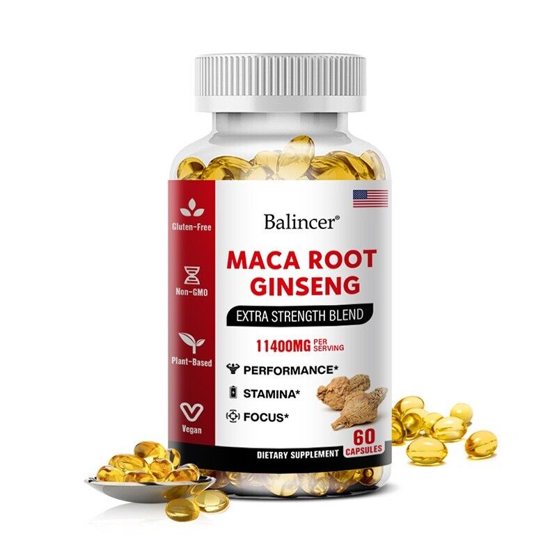Maca Root Capsules | 60TO120 Capsules | Maca Extract for Men and Women