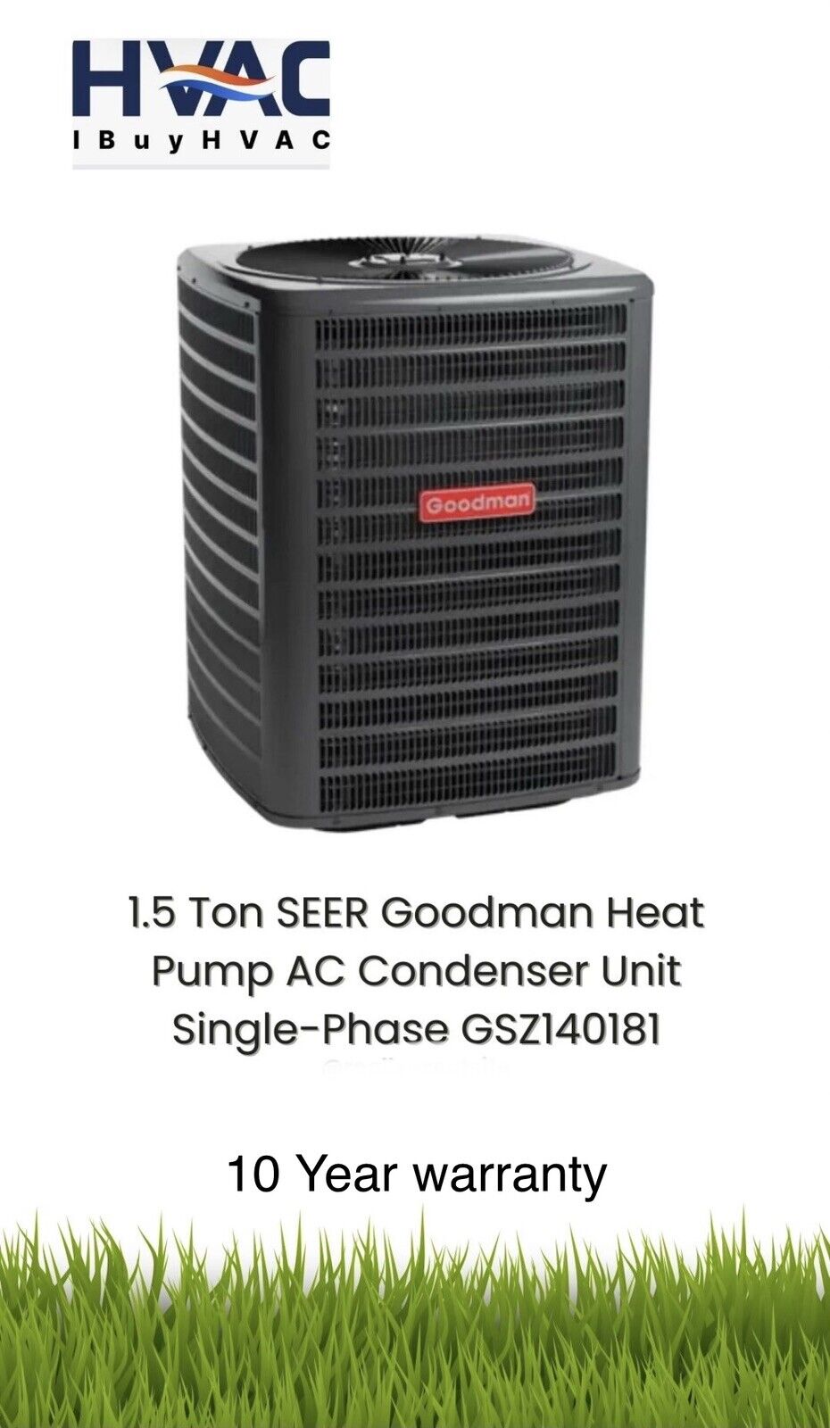 GOODMAN New Central Air Conditioner Condenser GSX16