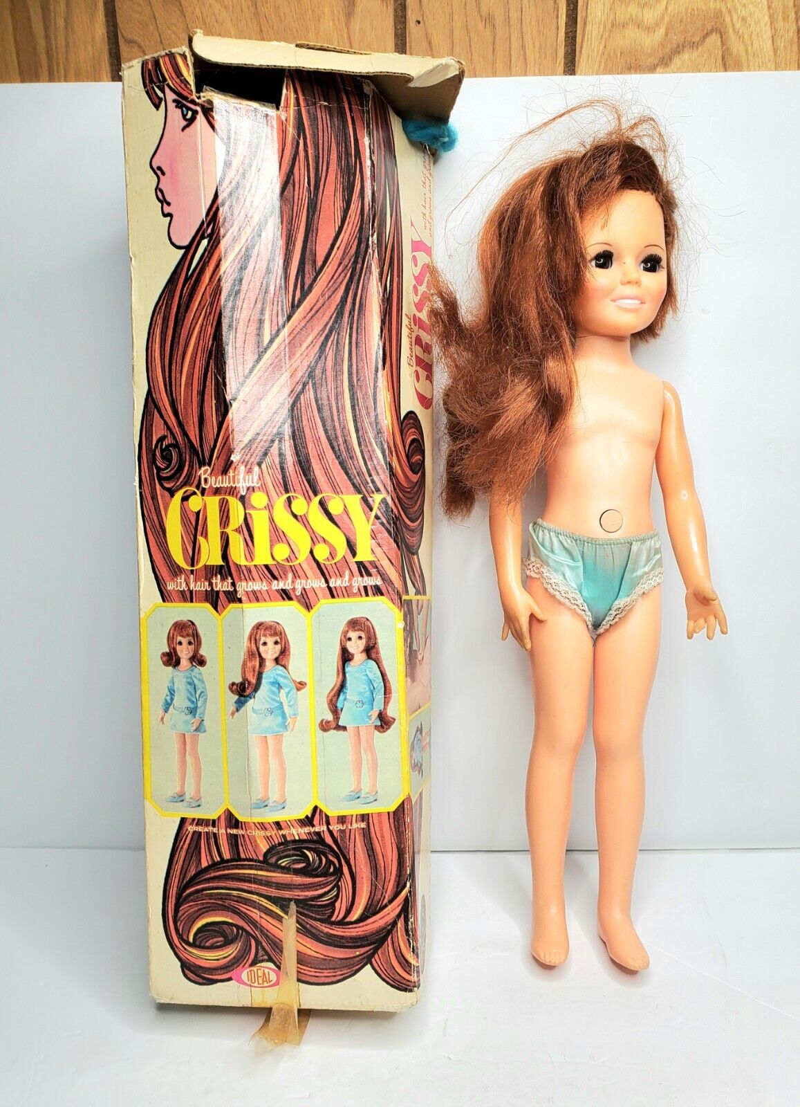 Vintage 1969 Ideal Crissy Chrissy Grow Red Hair 18\