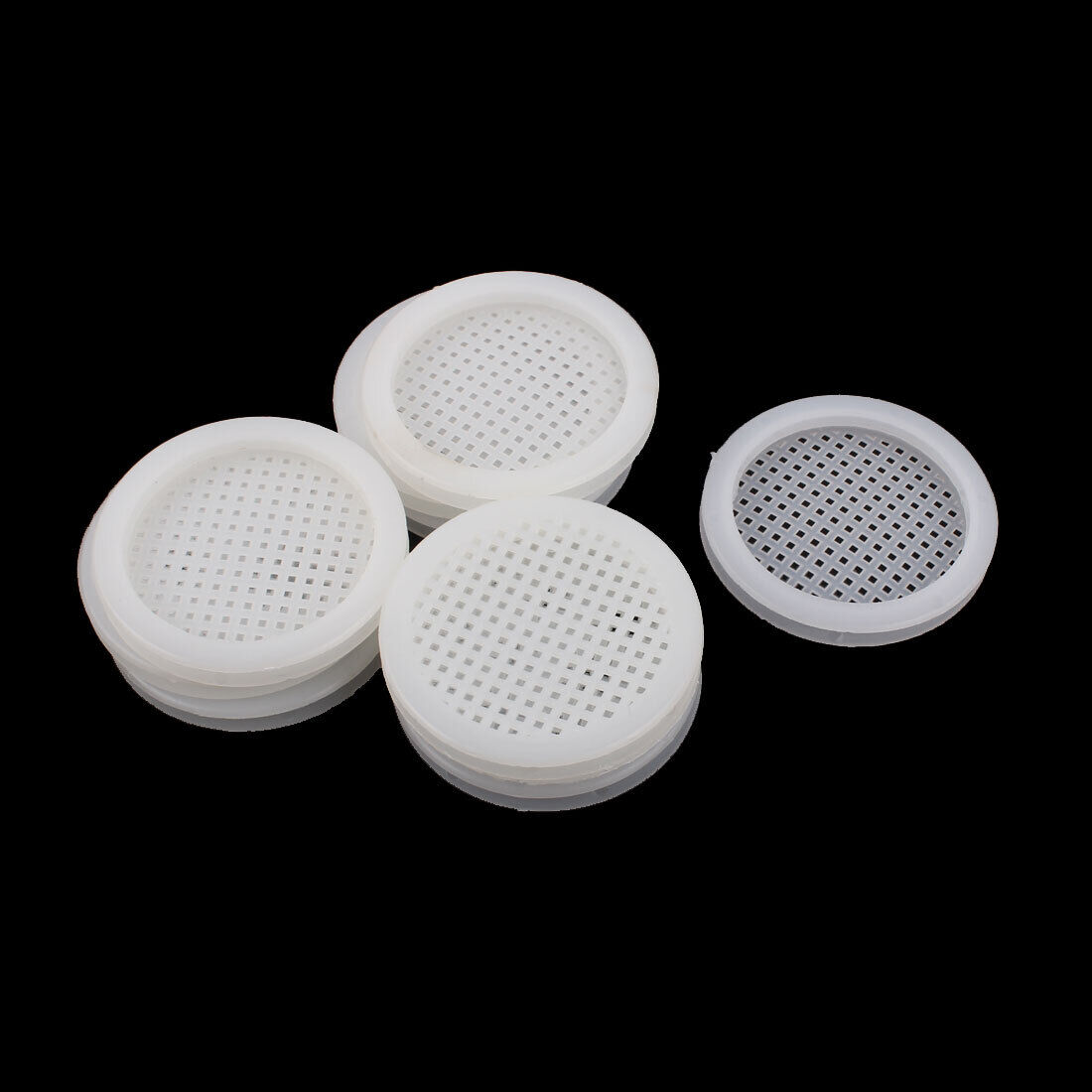 10pcs Plastic Round Shape Mesh Hole Air Vent Cover for 5mm Thickness Board