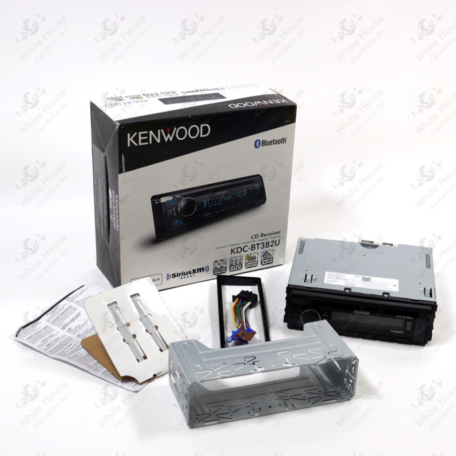 Kenwood (KDC-BT382U) - Bluetooth CD/Digital Media Receiver - Black