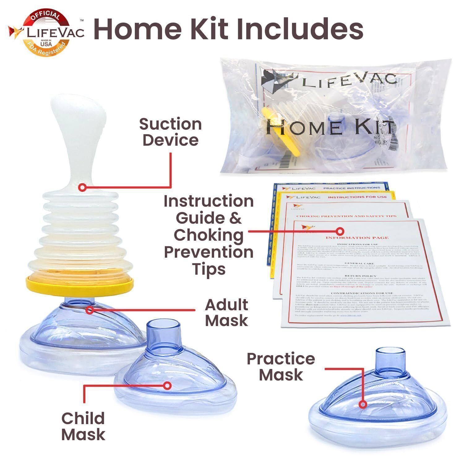 LifeVacccc Portable Suction Device for A Choking Emergency US stock