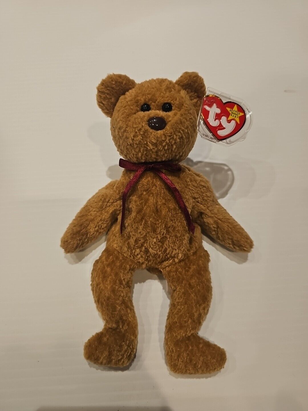 ty beanie babies extremely rare retired *Curly The Bear 1993 1st Generation *NIB