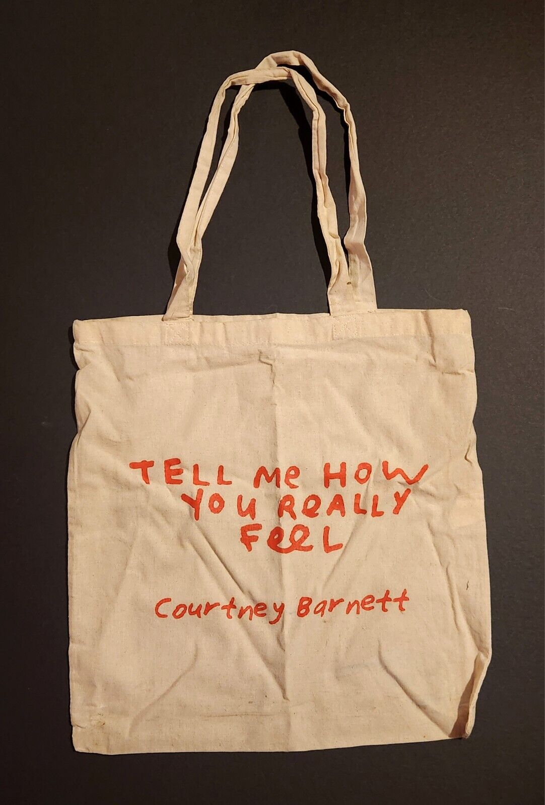 Courtney Barnett - \'Tell Me How You Really Feel\' Vinyl 2017 Promo Tote Bag Indie