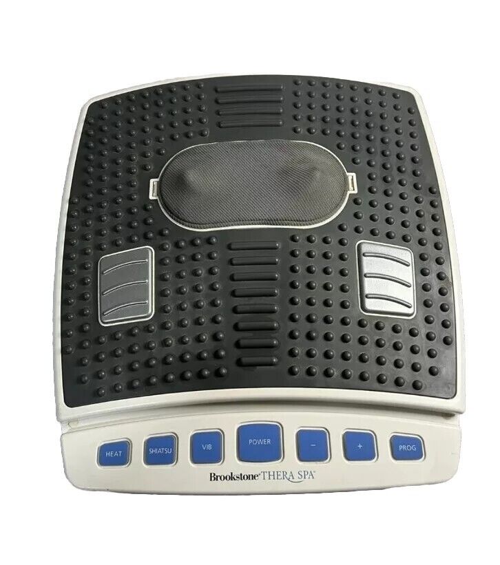 Brookstone Thera Spa Oscillating Vibrating Heated Shiatsu Foot Massager CS-6200 