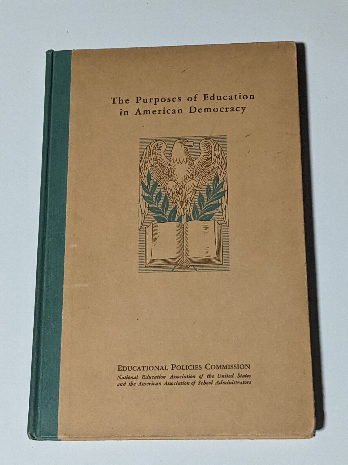 Vintage 1939 The Purposes of Education in American Democracy Hardcover