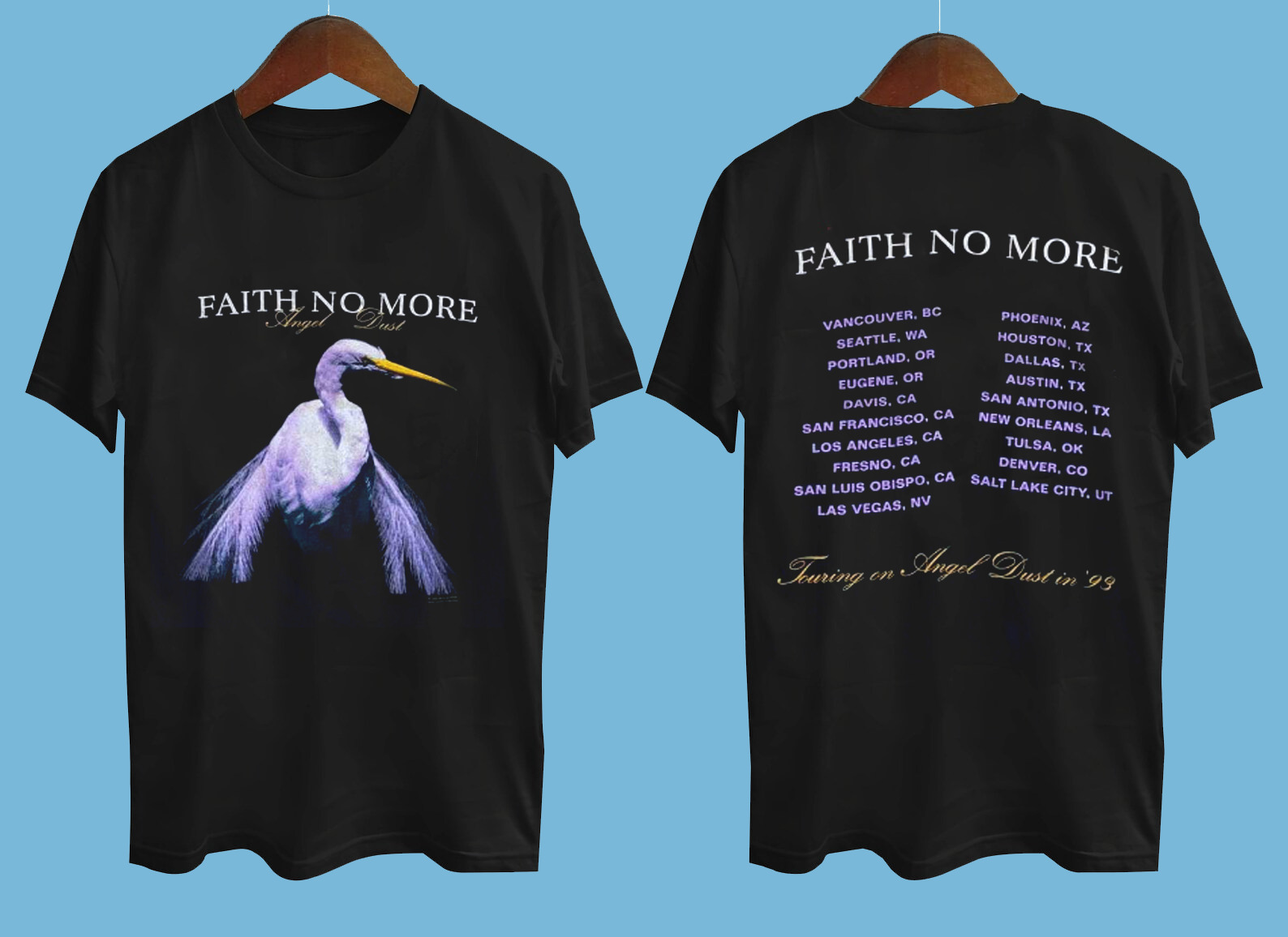 Vintage faith no more 90’s Gift For Fan  Black All Size Gift Shirt AC1136