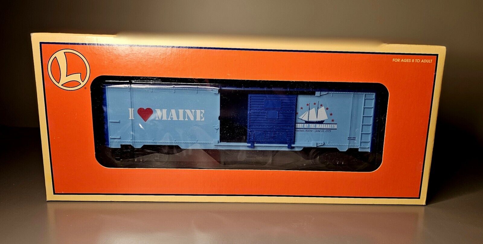 ✅Lionel 6-19968 I Love Maine Box Car-New In Box
