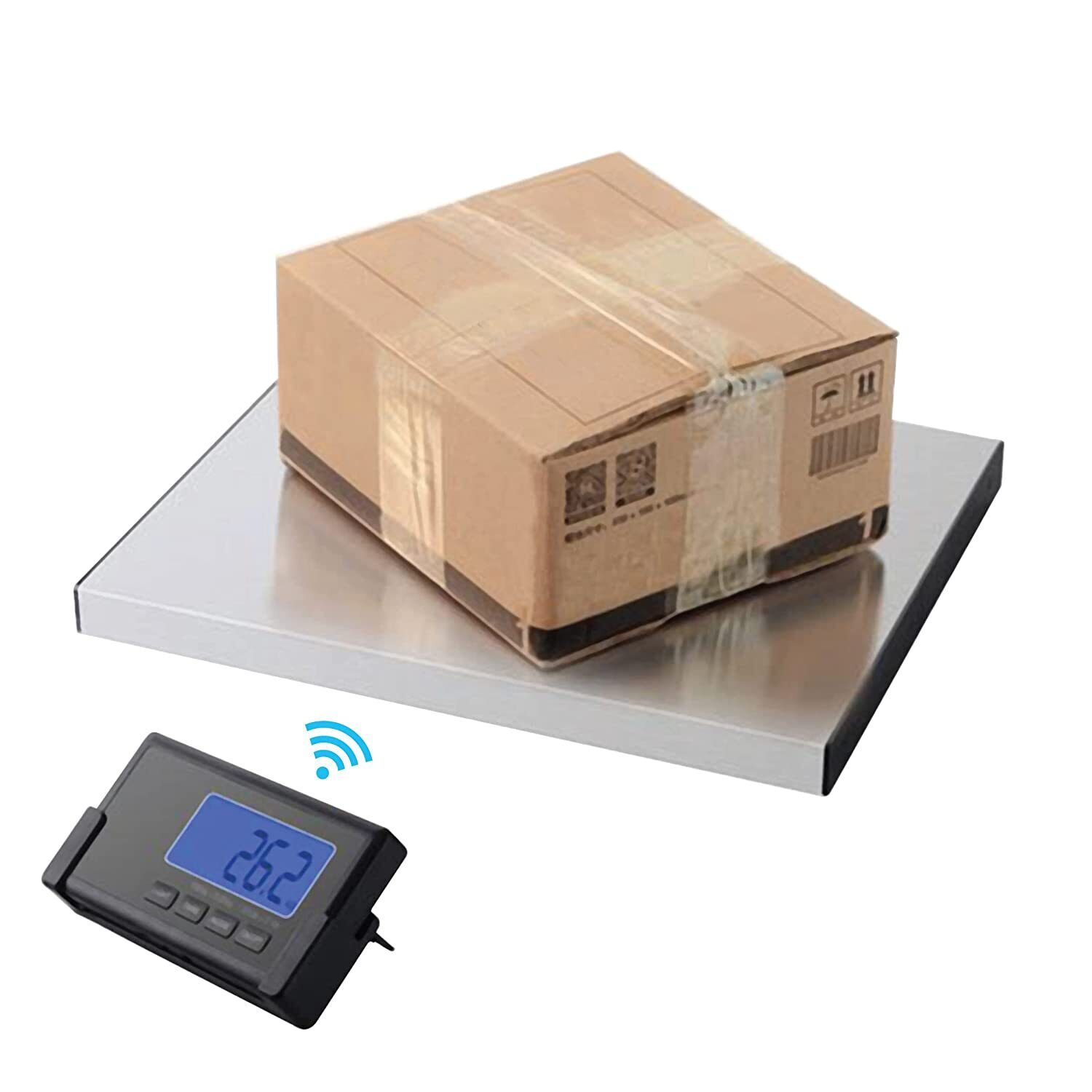 WIRELESS DISPLAY SHIPPING SCALE POSTAL PARCEL SCALE 440 LBS STAINLESS STEEL
