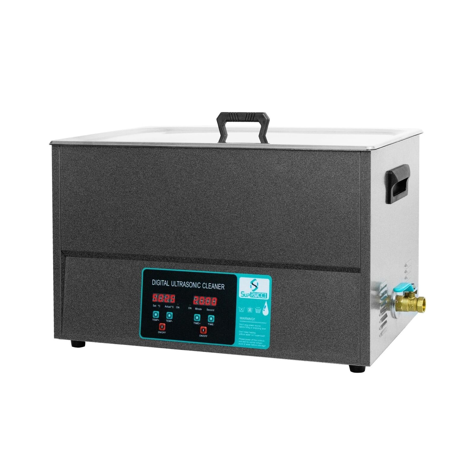 SupRUCCI Ultrasonic Cleaner - 30L High Power 600w Ultrasonic Parts Cleaner wi...