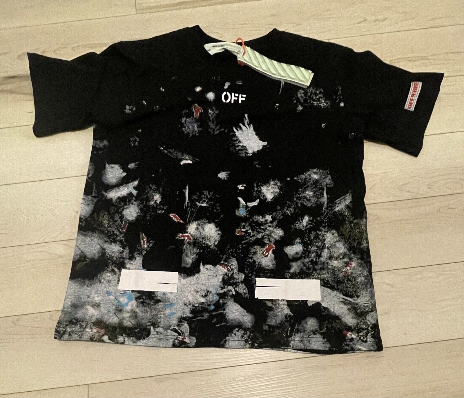 Off White Seeing Things 2013 T-Shirt Virgil Abloh Main Label Size Mens M