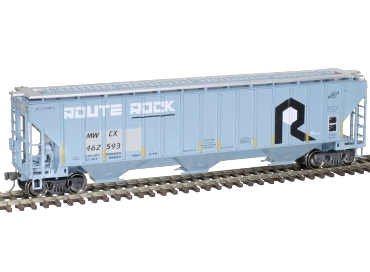Atlas HO Scale ~ Midwest Railcar Rock Island 462636 ~ Thrall 4750 Covered Hopper