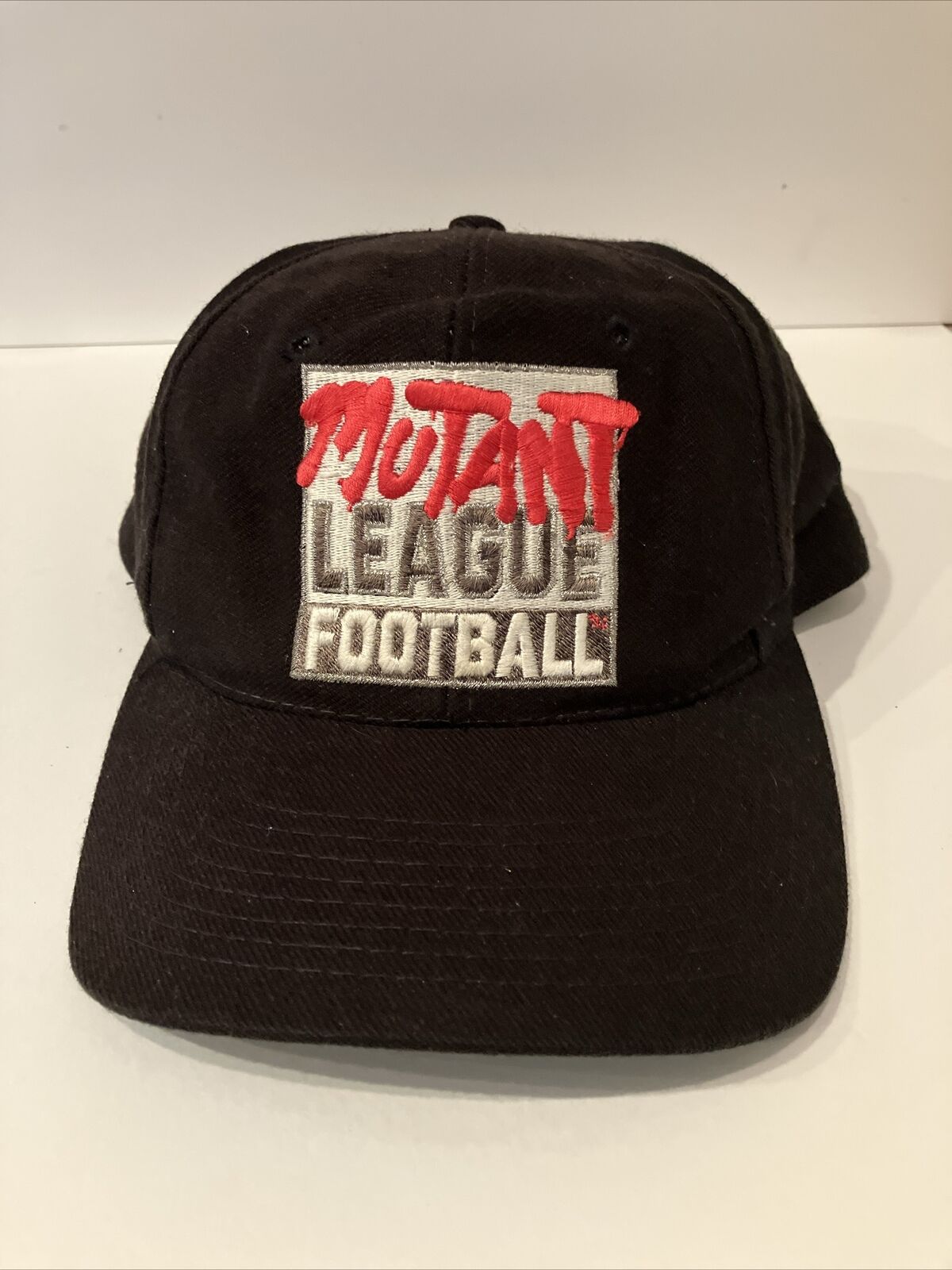 Extremely RARE Mutant League Football Hat - Black Strapback Adjustable 1994 SEGA