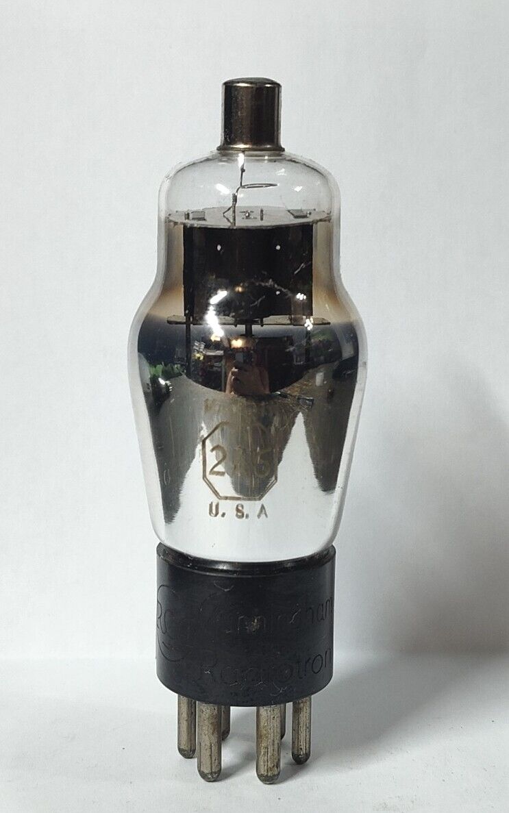 Vintage Tested Strong RCA Cunningham Engraved Base 2A6 Vacuum Tubes