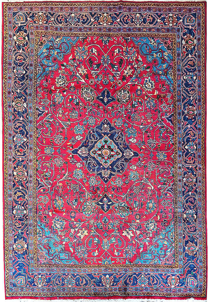 7\' x 11\' Beautiful Perssian Handmade Wool Rug #F-6080